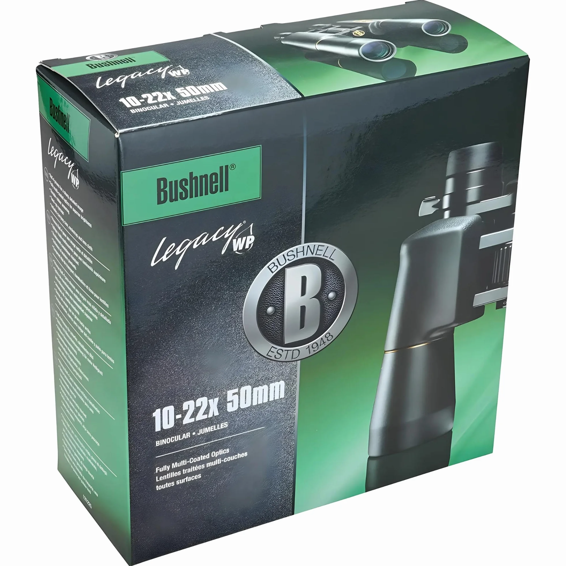 Bushnell Legacy 10-22x50 Lornetka Porroprisma Wodoodporny Czarny