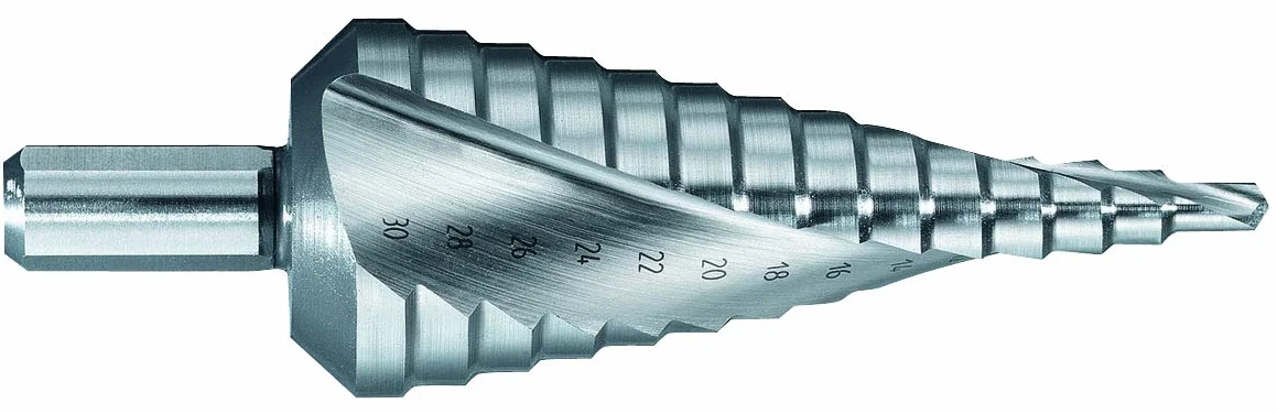 TIVOLY 11448520430 HSS stożkowe wiertło stopniowe, stal