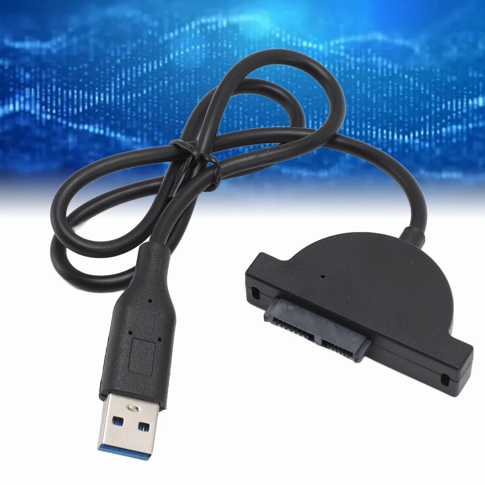 Kabel USB 3.0 do 7+6 Slimline SATA, USB 2.0 na SATA, Hot Swapable do laptopa napęd optyczny
