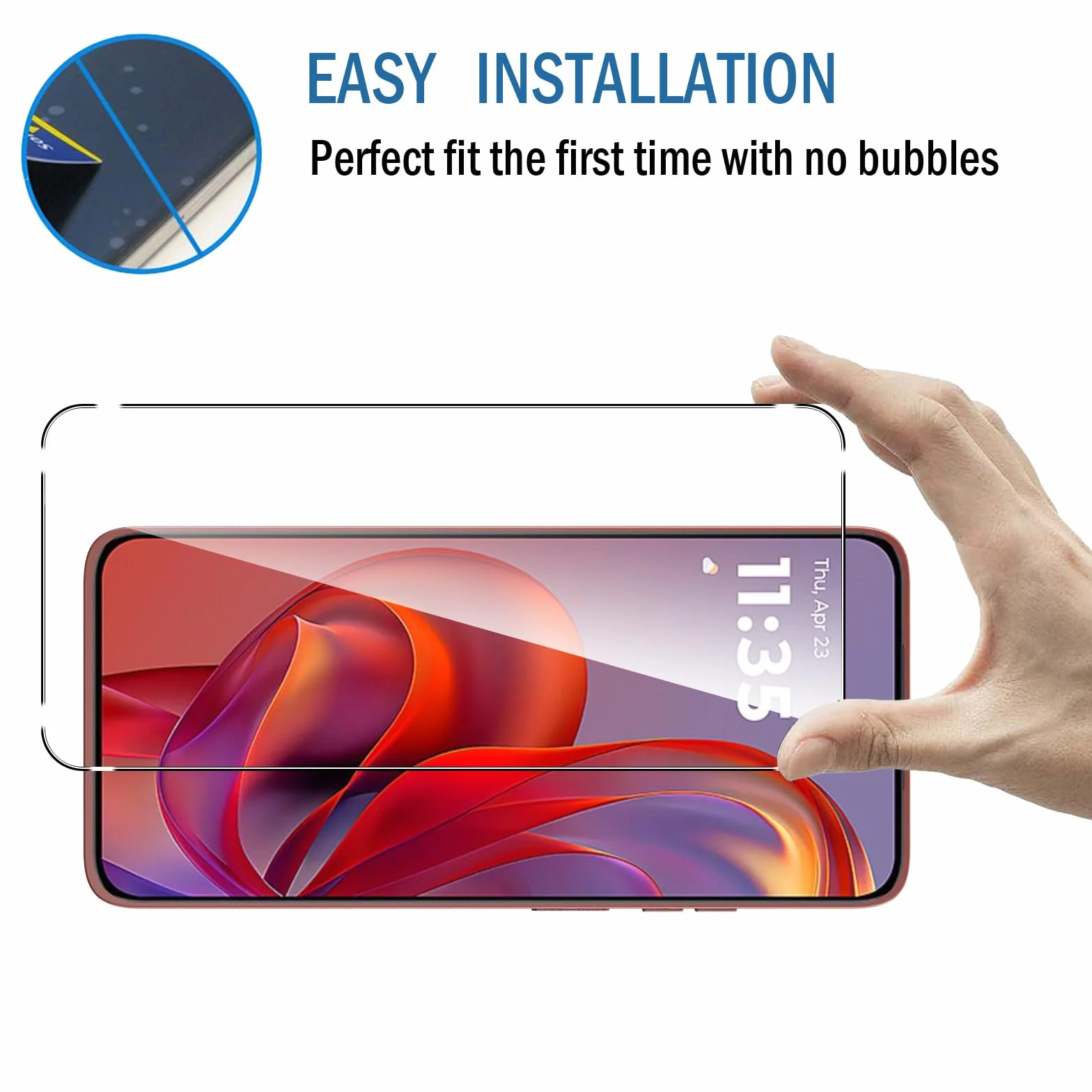 Szkło hartowane do Motorola Moto Edge 60 Neo/Edge 50 Neo, osłona ekranu i obiektywu, twardość 9H, bez pęcherzyków, przezroczysta folia