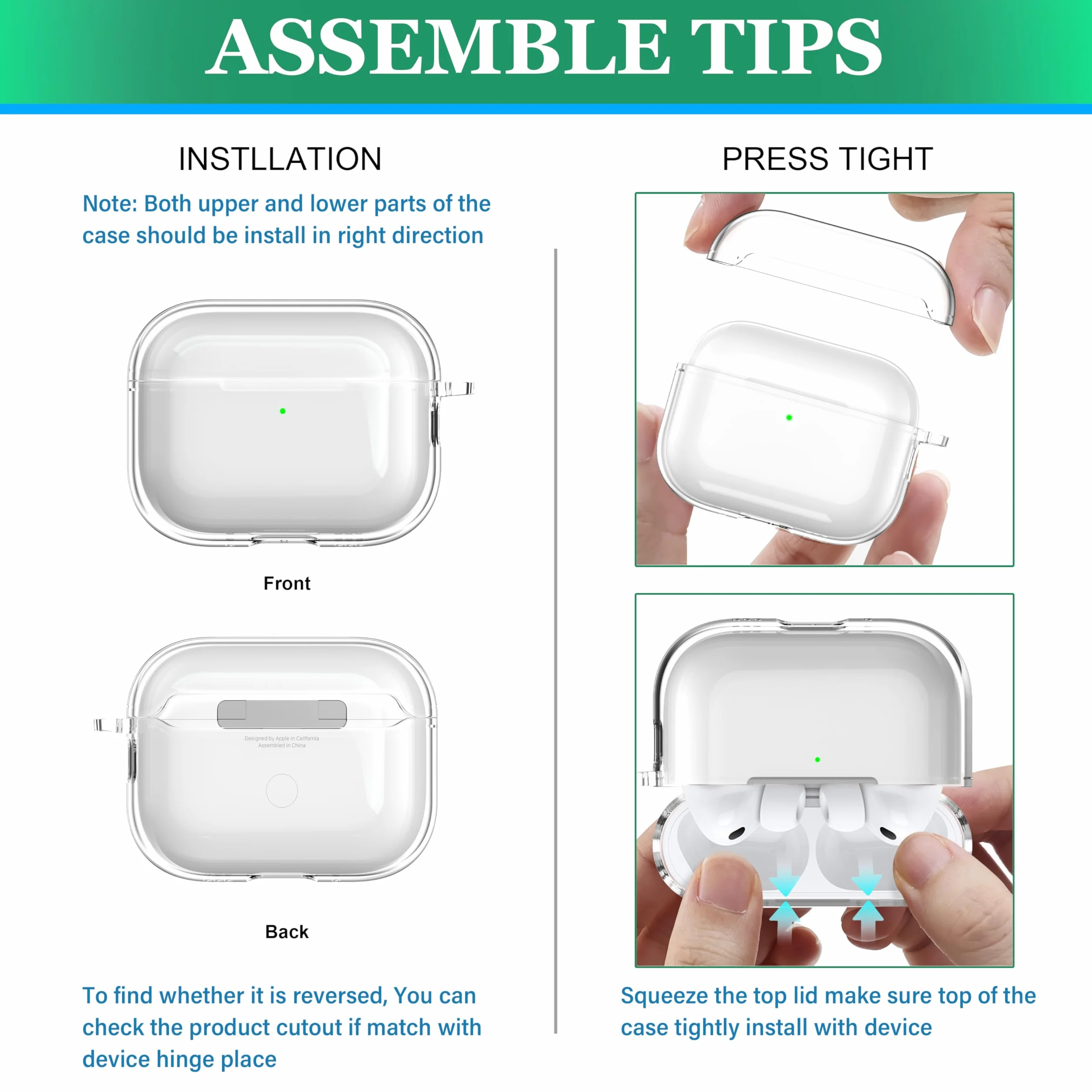 Kompatybilny z Etui Airpods Pro 3. generacji, Kompatybilny z Etui Airpods Pro 3 z Brelokiem, Przezroczysty, Miękki, Odporny na Wstrząsy Etui Klasy Wojskowej, Biały