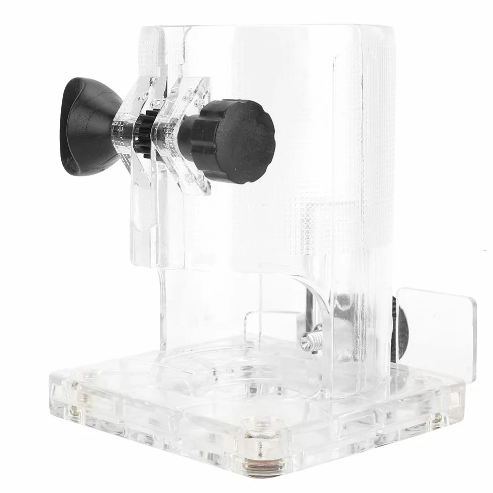 Plastikowa podstawa trymera Frezarka do drewna Router Elektronarzędzie Przezroczysta plastikowa podstawa (pogrubiony)