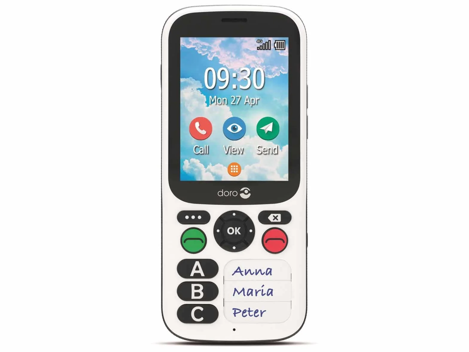 Doro 730X Czarny Biały