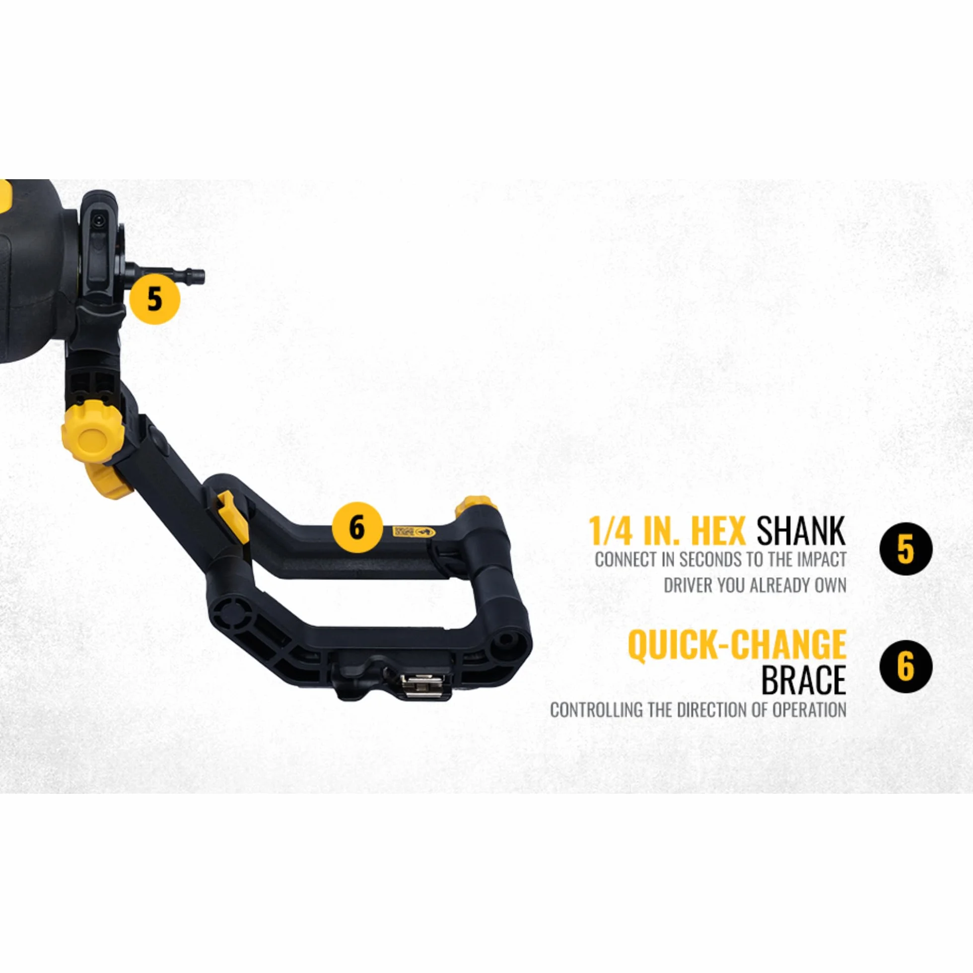 DEWALT IMPACT CONNECT obcinak do rur miedzianych, mocowanie wkrętarki udarowej, obcinacz do rur (DWACPRIR)