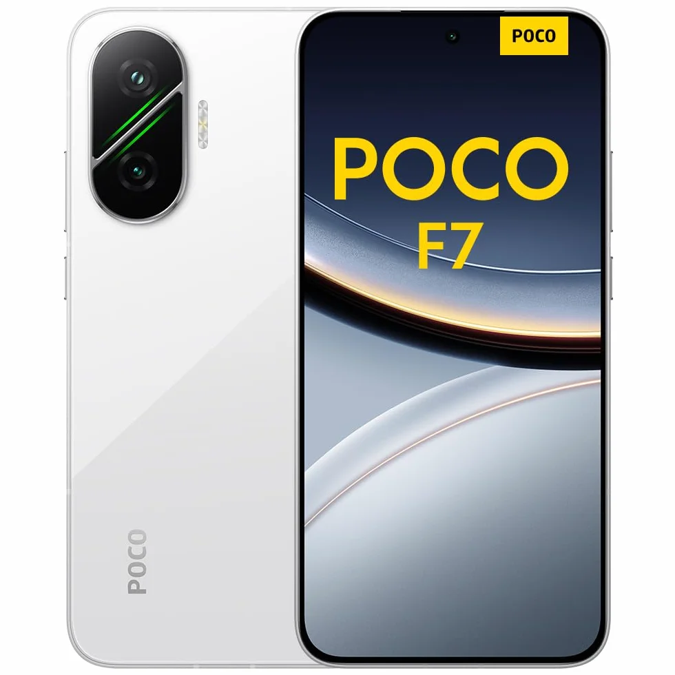 Xiaomi POCO F7 smartfon 12+512 GB 50 MP OIS AMOLED 6,83" 1,5K 120 Hz Snapdragon 8s Gen 4 Hypercharge 90 W biały
