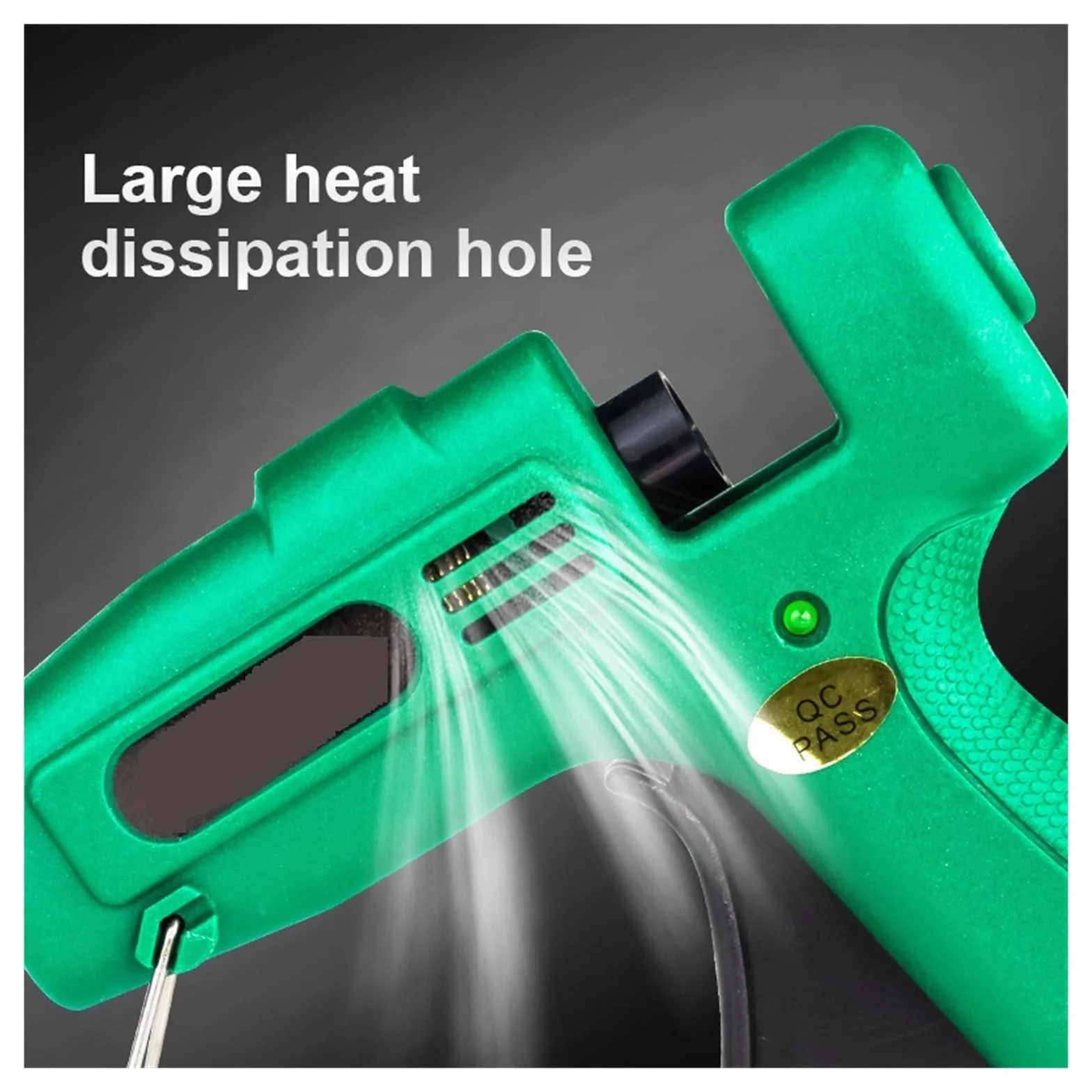25W Pistolet Do Klejenia Na Gorąco Z 7MM Kleje W Sztyfcie Mini Przemysłowe Termo Elektryczne Opalarka Temperatura Rzemiosło Naprawa Narzędzie Majsterkowania Szybkie Nagrzewanie