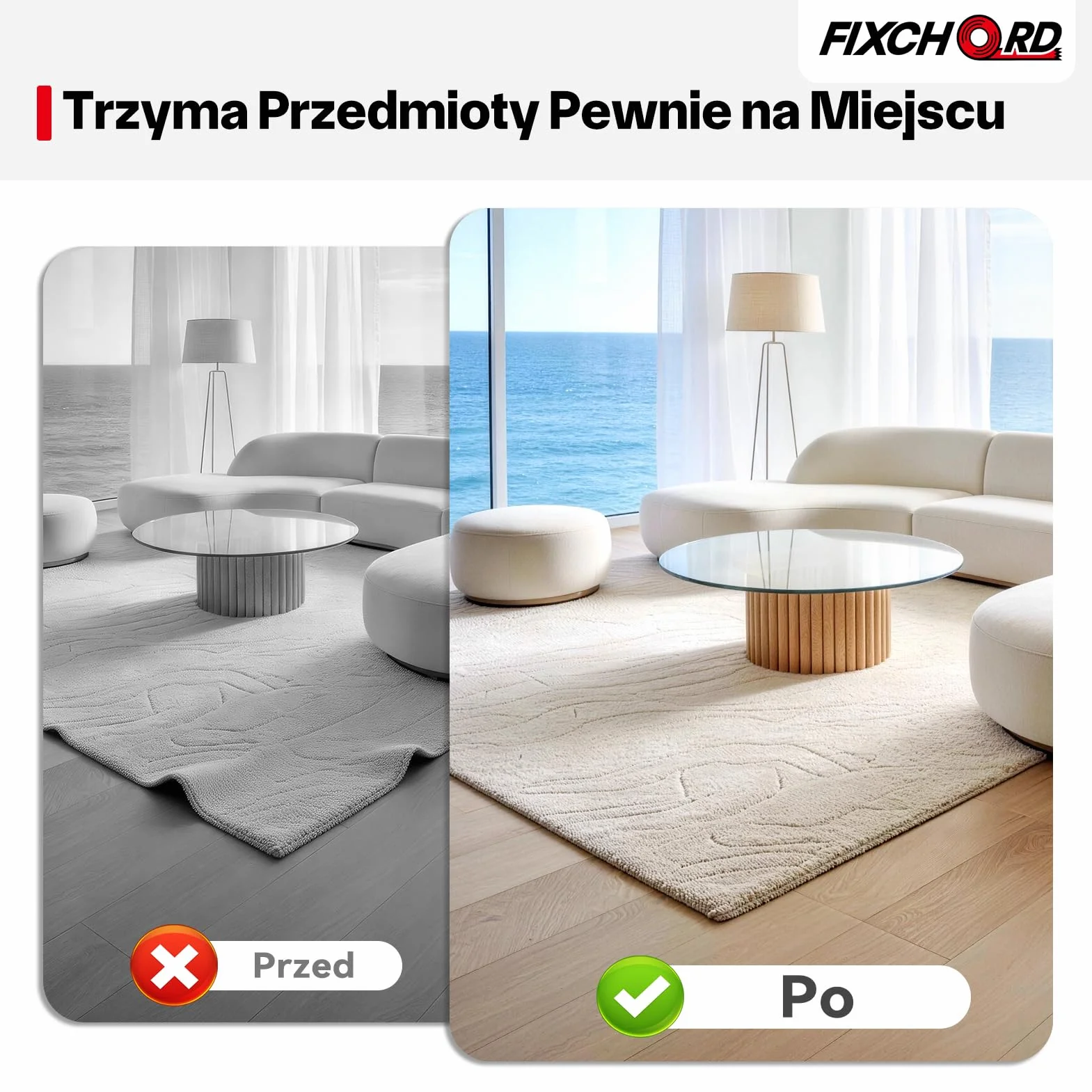 Taśma Dwustronna, Tasma Dwustronna Mocna, Klejąca Przezroczysta, Usuwalna Taśma Klejąca do Ściany/Dywan/Drewno 3m*1cm