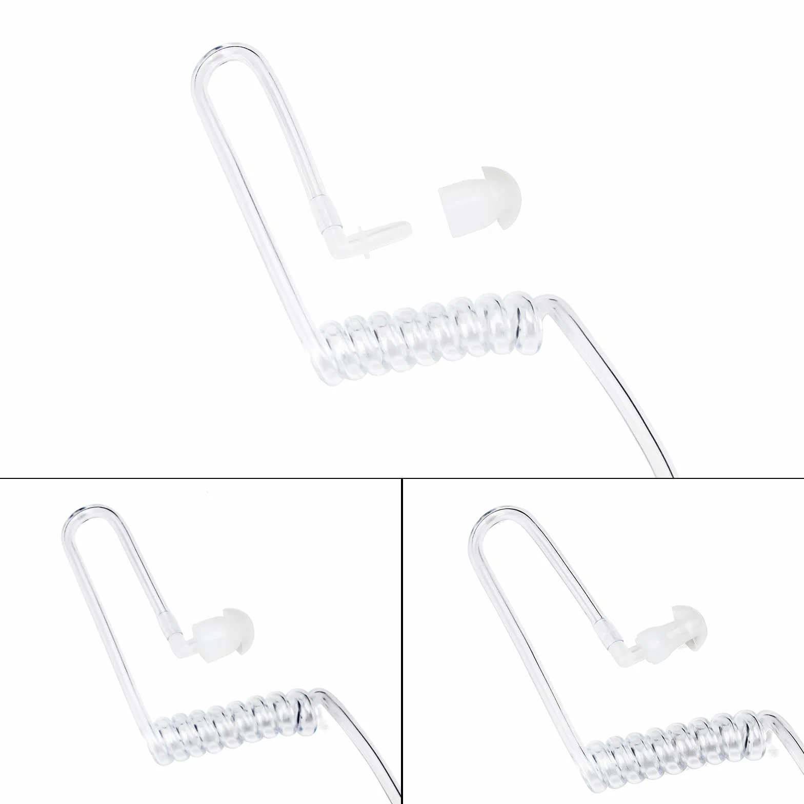 HYS Covert Acoustic Tube 2-pinowe słuchawki krótkofalówka kompatybilne z Baofeng UV-5R BF-888S Kenwood 1 sztuka