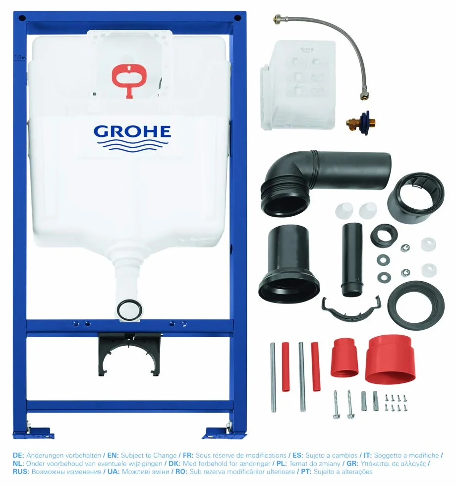 GROHE Rapid SL Stelaż podtynkowy do WC; wysokość instalacji 1,13 m