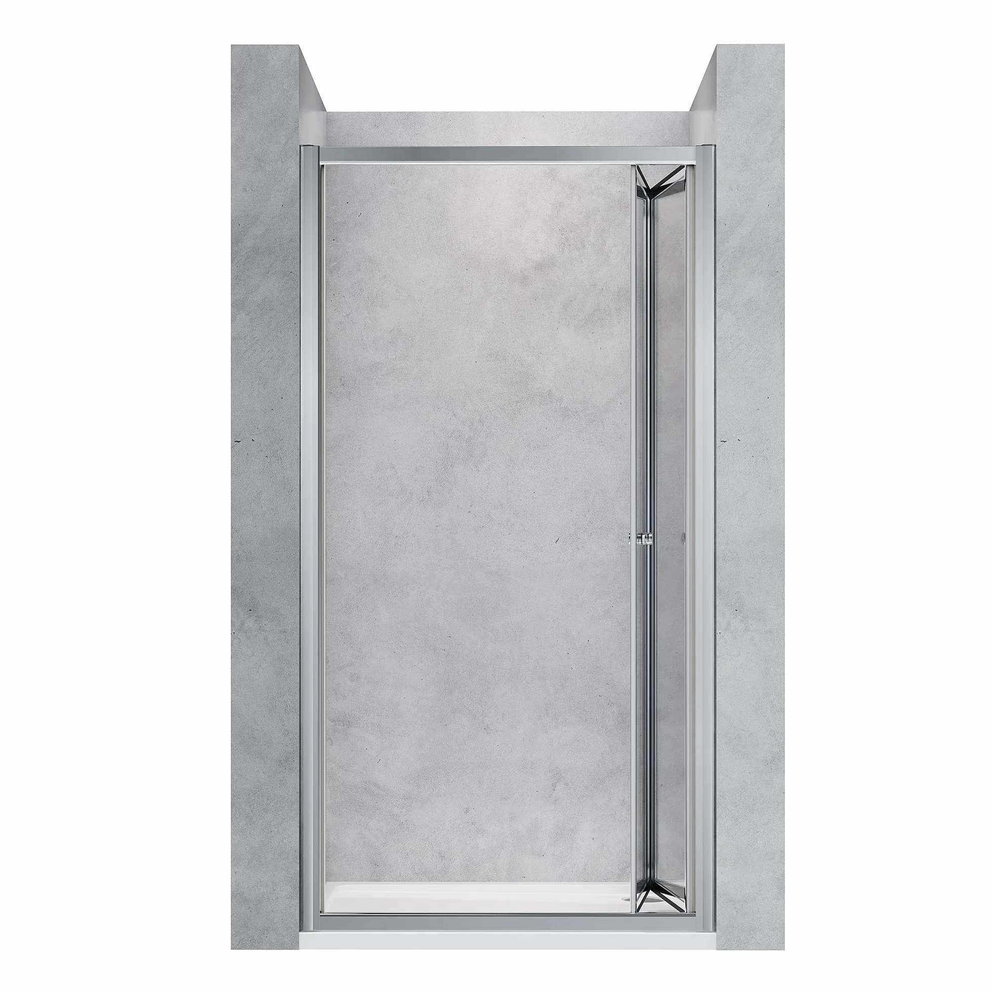 SONNI Upgrade kabina prysznicowa przezroczyste szkło składane drzwi ścianka prysznicowa 90 x 185 cm