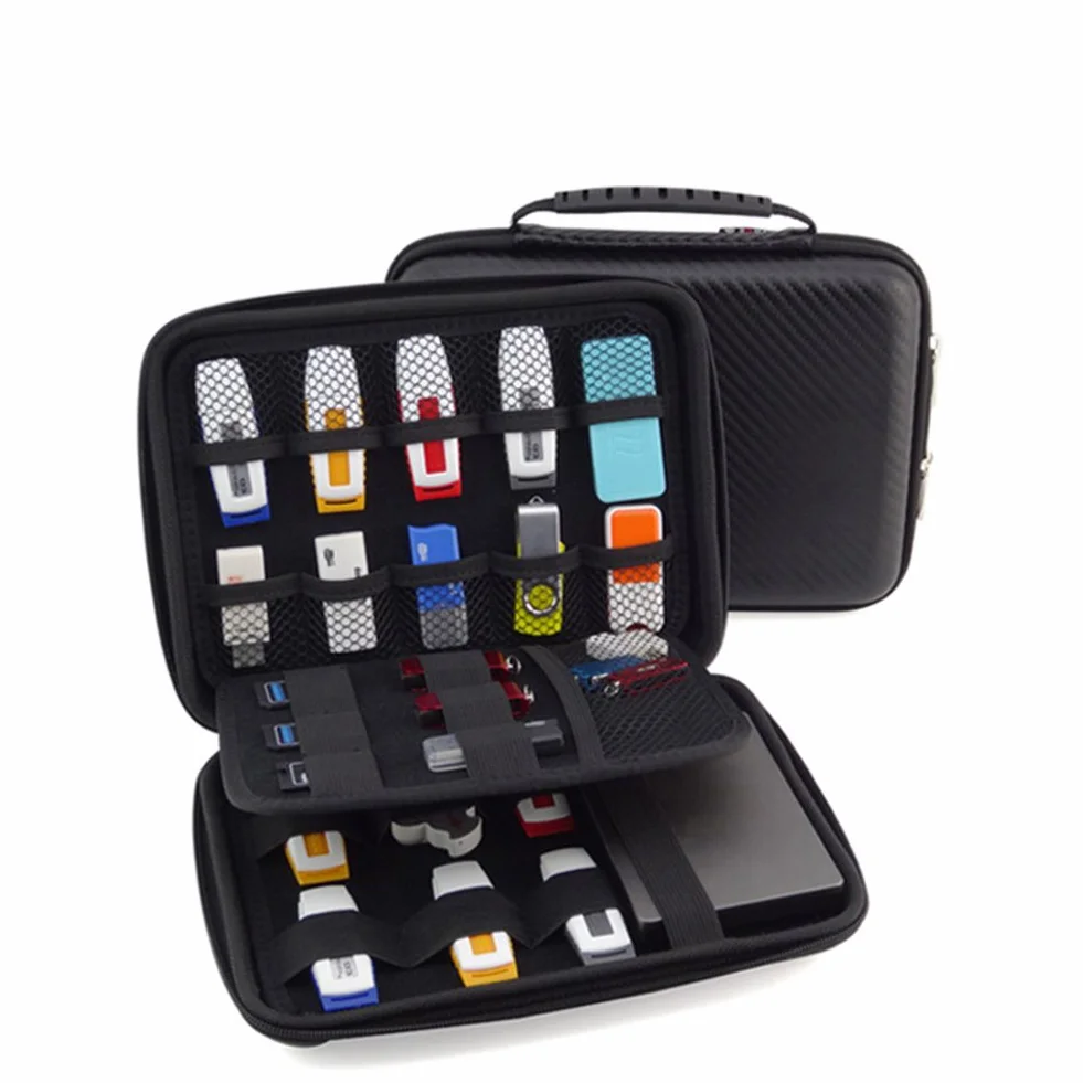Organizer na pendrive USB, karty pamięci, etui akcesoria