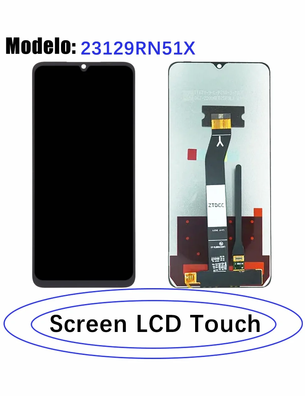 Zamiennik oryginalnego wyświetlacza do Xiaomi Redmi A3 LCD, 23129RN51X, ekran dotykowy digitizer, zestaw części naprawczych