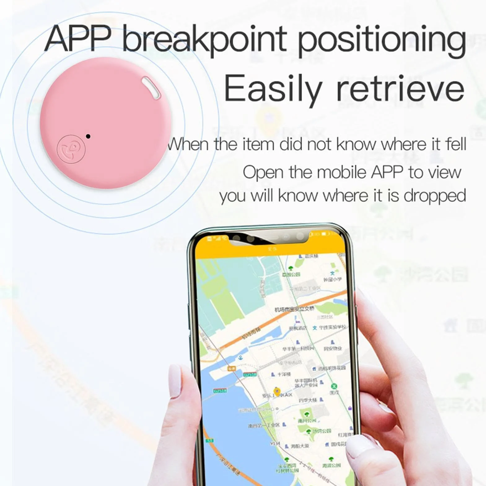 Lokalizator GPS śledzący klucze inteligentny alarm