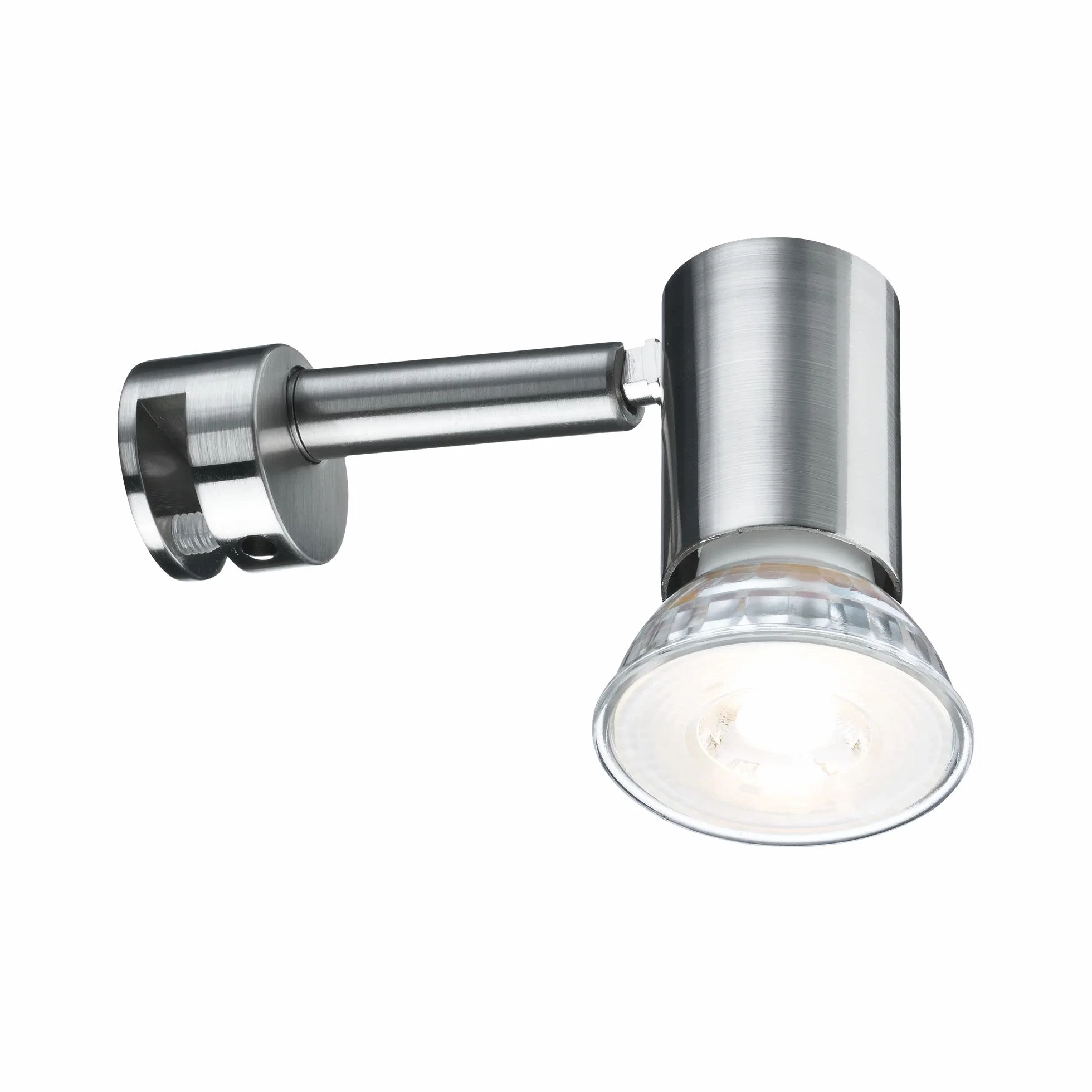 Paulmann 99905 Galeria oprawa do lustra LED lampa do lustra Simplo lampa łazienkowa żelazo szczotkowane ośw. lustra w kompl. źródło światła 1x53W GU10