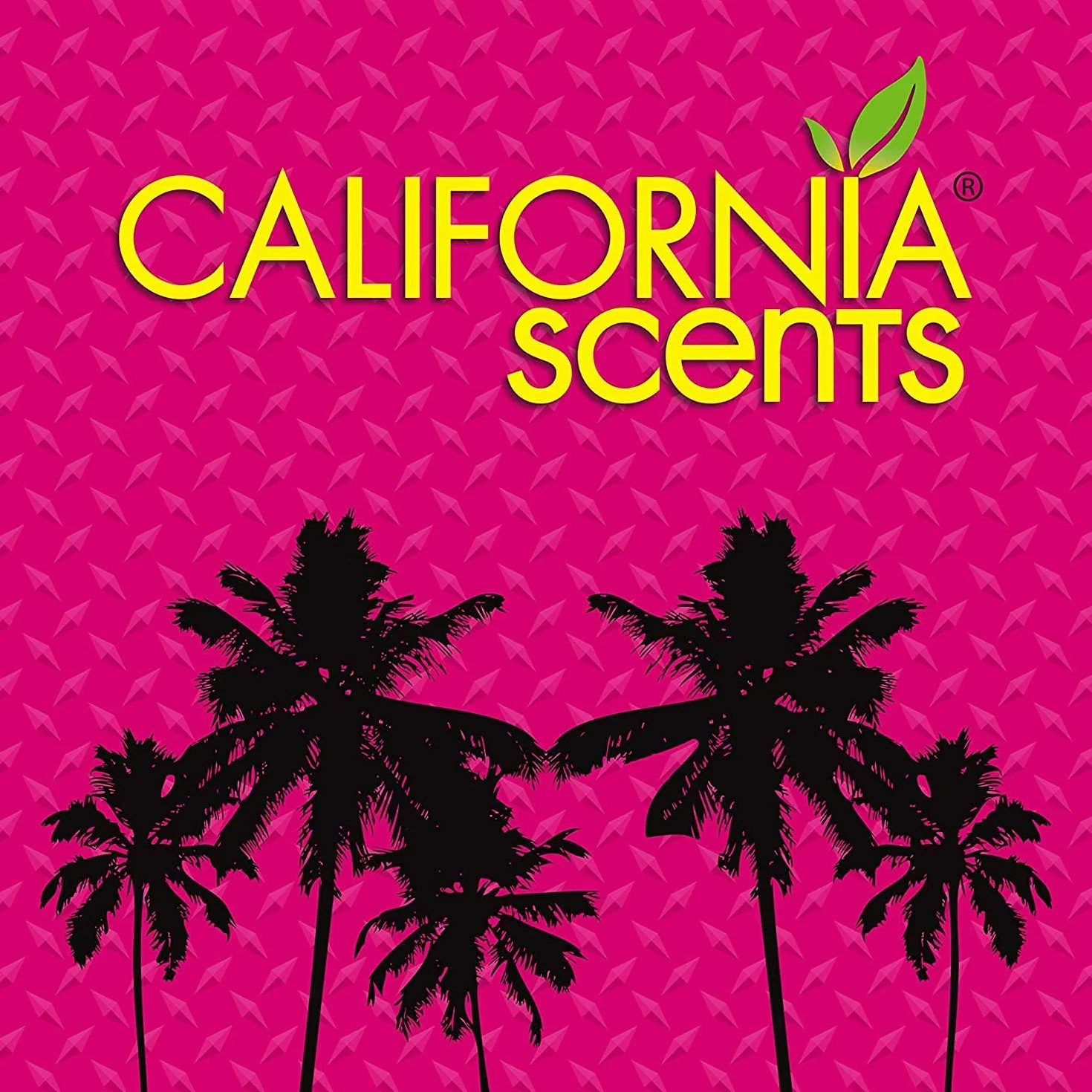 California Car Scents AC CS AMBIENTADOR COCHE Palmera Papel 4UDS Hielo