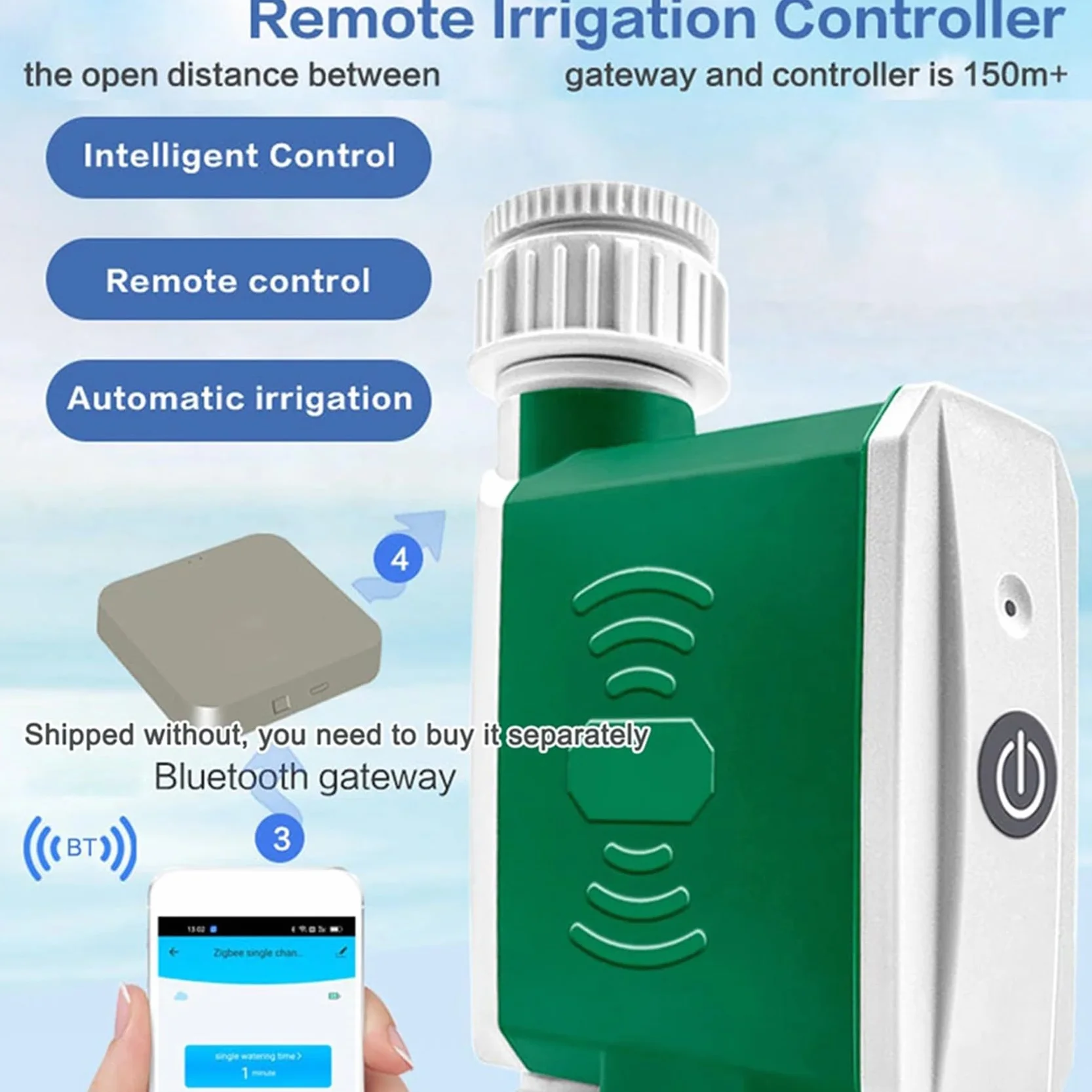 2X Tuya ZigBee Timer Nawadniania Kontroler Nawadniania Kropelkowego Automatyczna Kontrola Aplikacji Systemu dla i