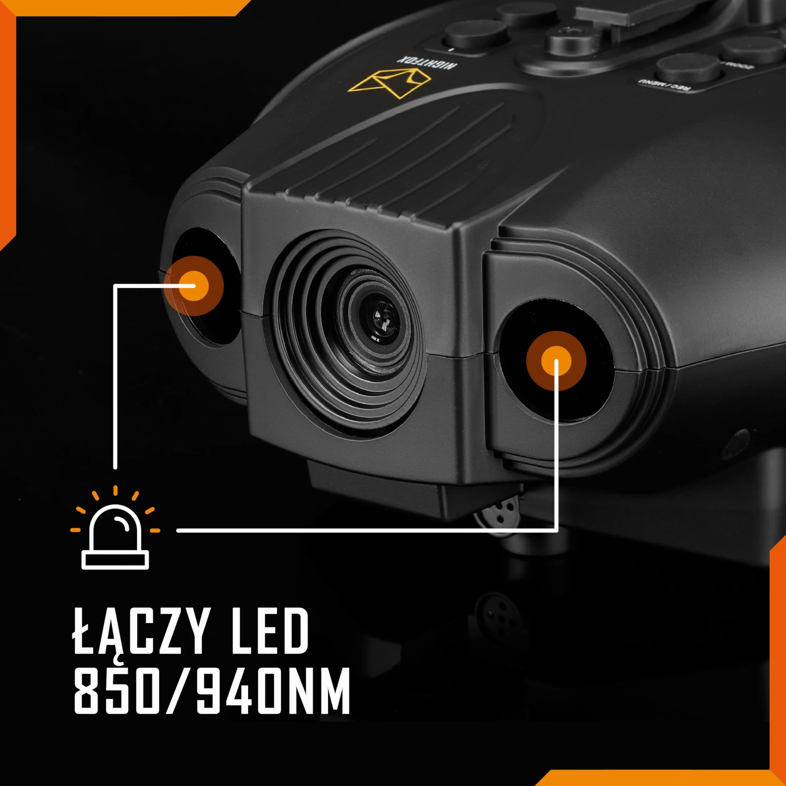 Nightfox Swift 2 Pro Gogle noktowizyjne cyfrowe HD 1080P z podczerwienią