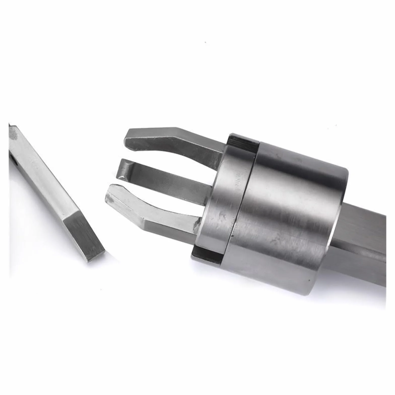 Ściągacz tylny z trzema pazurami 16/20/25/32mm automatyczny kwadratowy pręt okrągły 3 szczęki tokarki CNC ściągacz wsteczny do narzędzia do rysowania tokarki (Color : 25x25mm Round Bar)