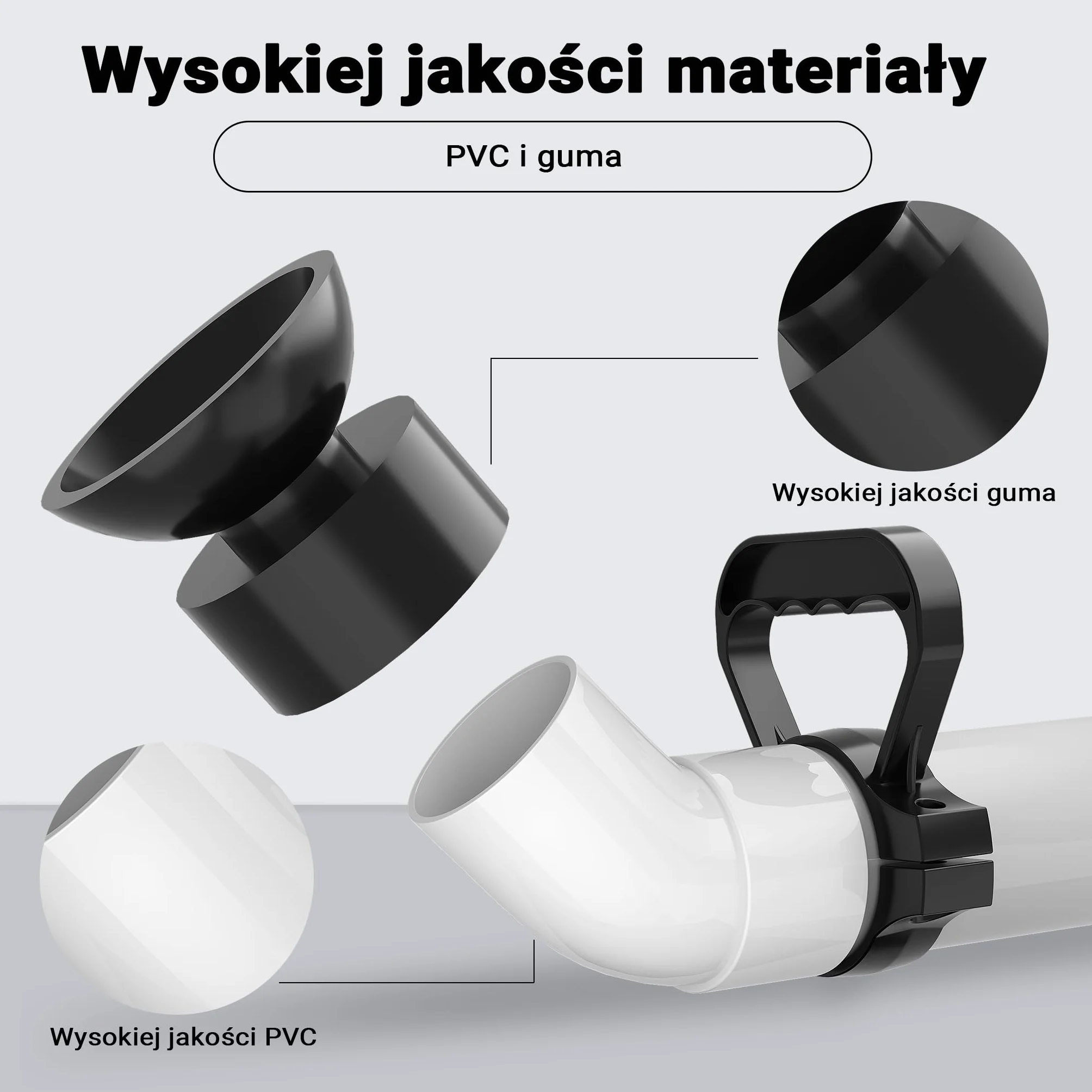 Wiltec Wysokociśnieniowa pompa do czyszczenia rur szybkie usuwania zatkań oczyszczacz odpływów WC