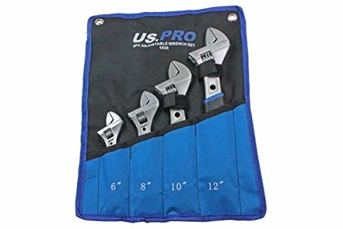 US PRO Narzędzia 4 szt. klucz regulacyjny/klucz zmiany biegów 15 cm 20 cm 25 cm 30 cm - 1835