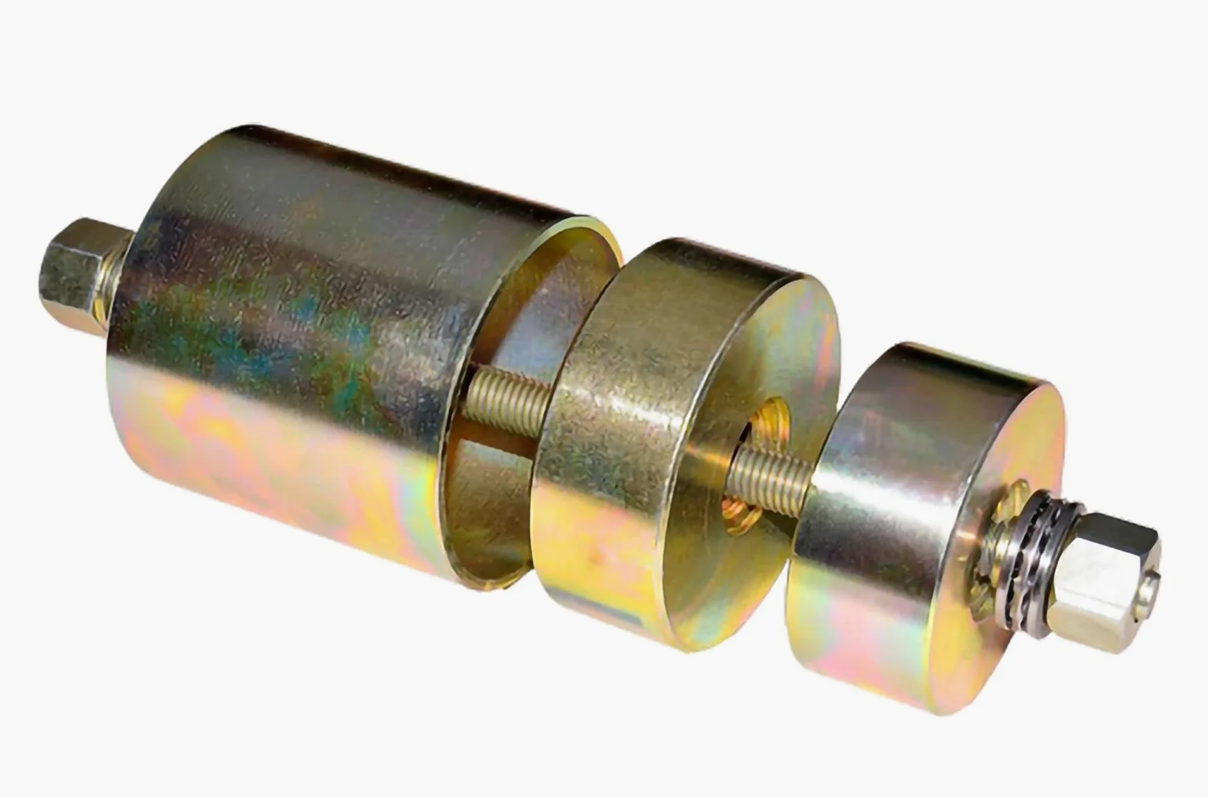 SW-Stahl 302434L Zestaw do Łożyska Wahacza Fiat, Średnica 61,5 mm | Narzędzie do tulei zawieszenia, zawiera precyzyjny element dociskowy 61,5 mm, idealne do profesjonalnego warsztatu.