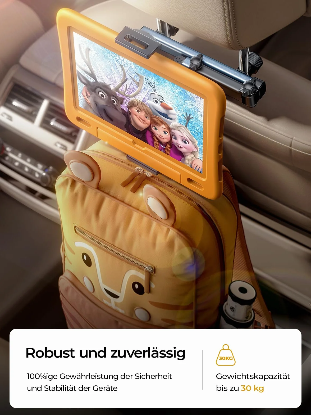 LISEN uniwersalny uchwyt samochodowy na iPad, uchwyt na tablet do samochodu, organizer na telefon do wnętrza pojazdu, wysuwany uchwyt samochodowy na tablet, akcesoria podróżne do iPad Air/Samsung/oraz