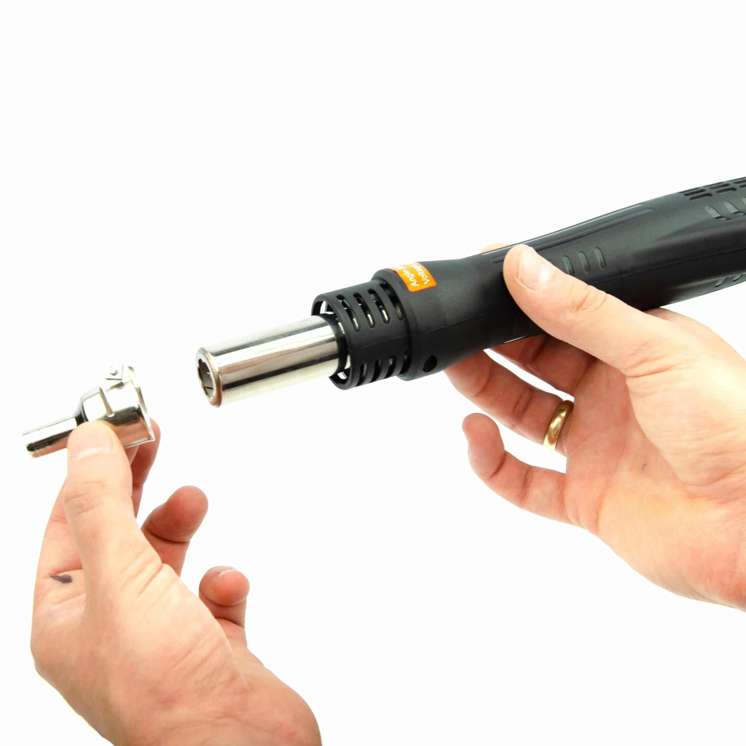 Stacja lutownicza Hot-Air 858D + pistolet do nitowania z tworzywa sztucznego w walizce + 200 nitów – wszechstronne narzędzia do naprawy elektroniki i montażu tworzywa sztucznego – Rosfix 858D