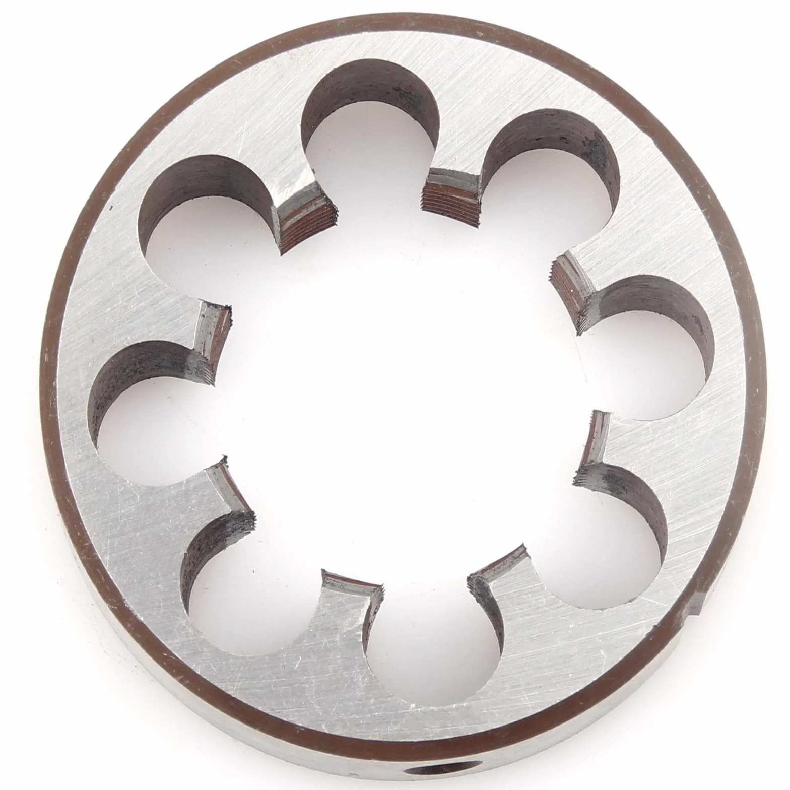 2.5-1.6 cm-12 UN Round Die, 1-5/8"x12 Matryca do gwintowania prawa ręka | Matryca gwintowana 2,5-1,6 cm-12 UN, wykonana ze stopu stali narzędziowej, używana do gwintowania gwintów wewnętrznych.