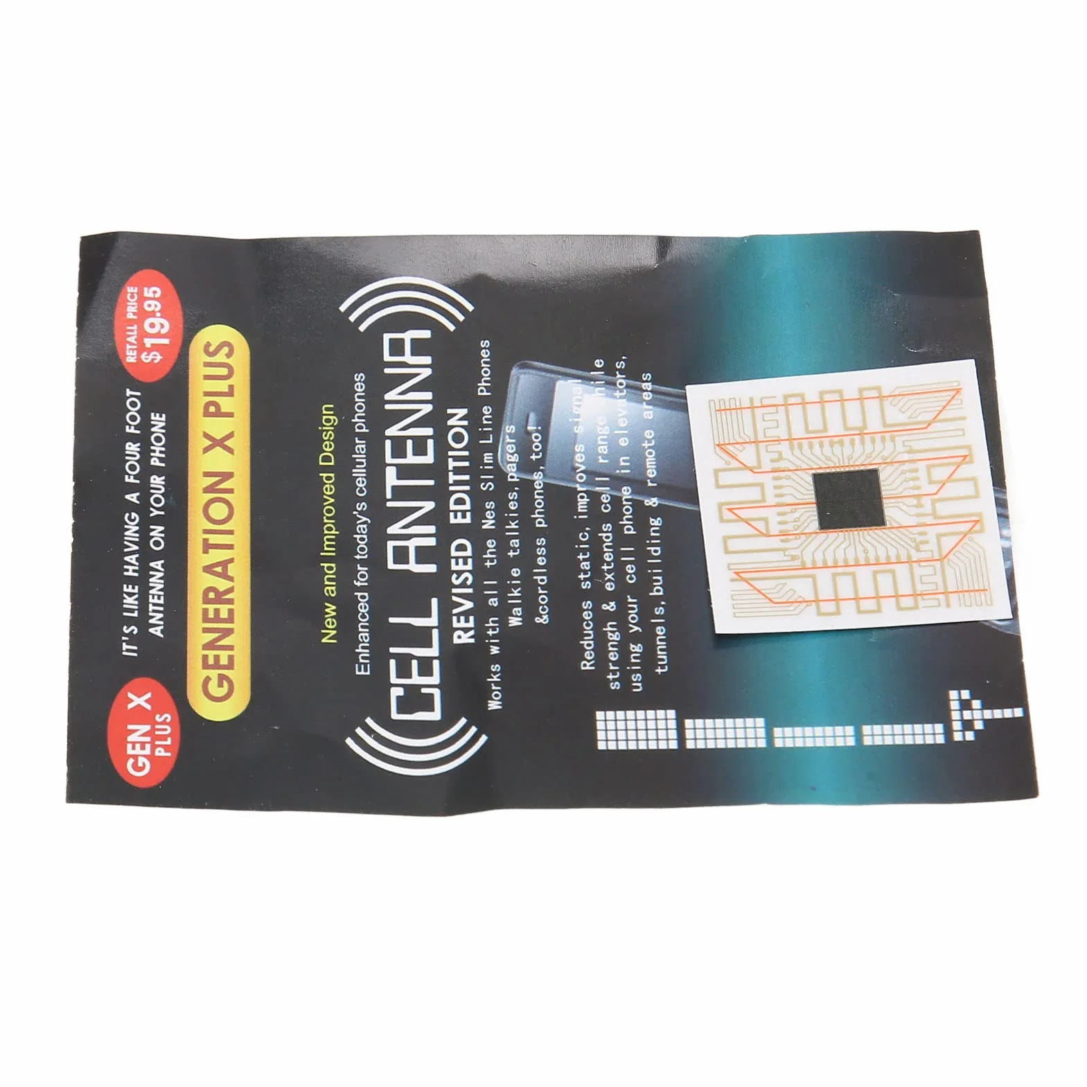 Naklejki wzmacniające sygnał telefonu, antena PCB, samoprzylepne, 5 szt.