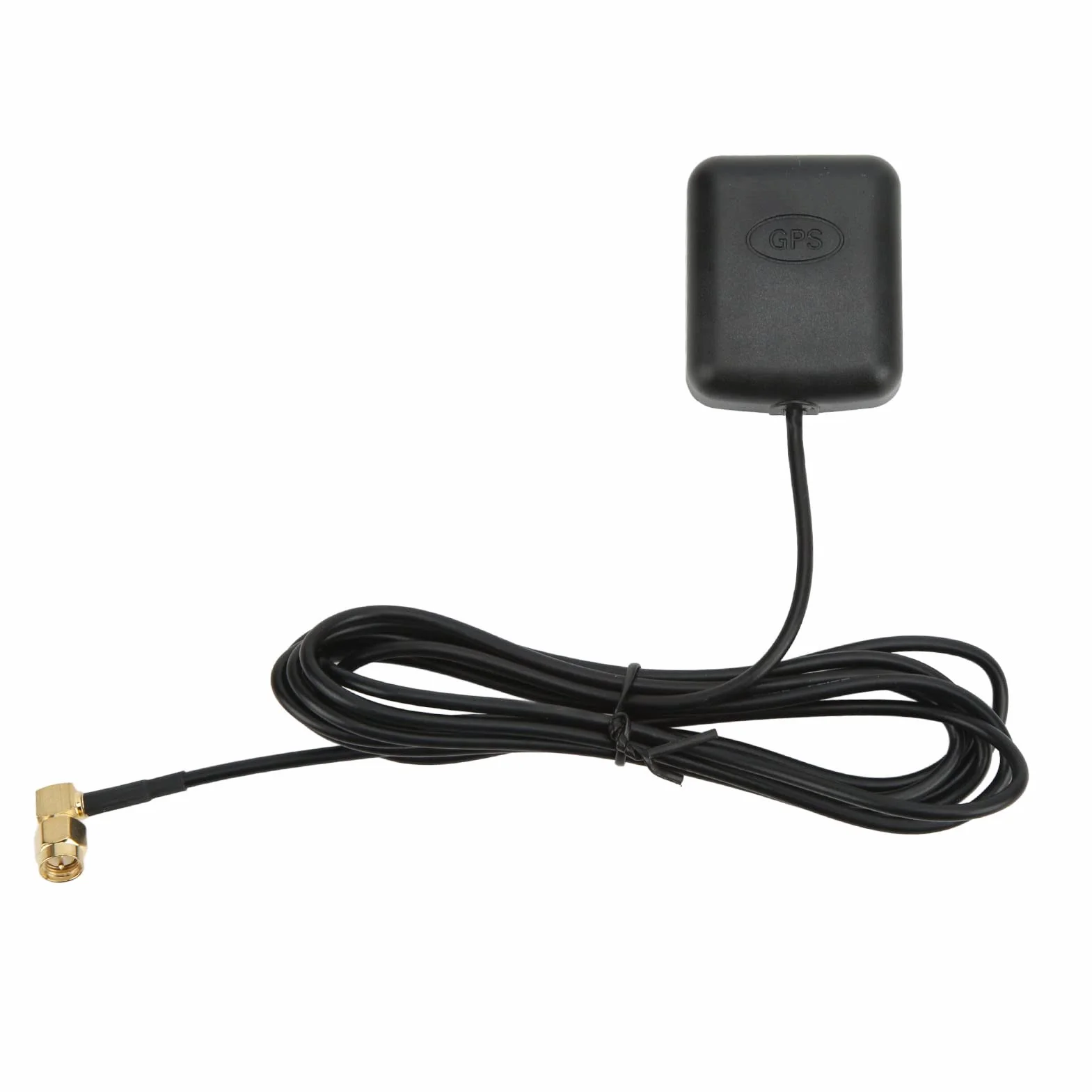 Samochodowa Nawigacja GPS Aktywna Antena, Pojazd Wodoodporna Aktywna Antena Nawigacji GPS ze Złączem Męskim SMA do Samochodowego Radioodtwarzacza Stereo GPS, Anteny