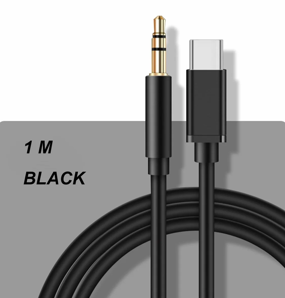 Kabel USB C na jack 3,5 mm 1 m adapter AUX do słuchawek samochodowy audio iPhone 17/16/15 iPad Samsung Galaxy S25 S24