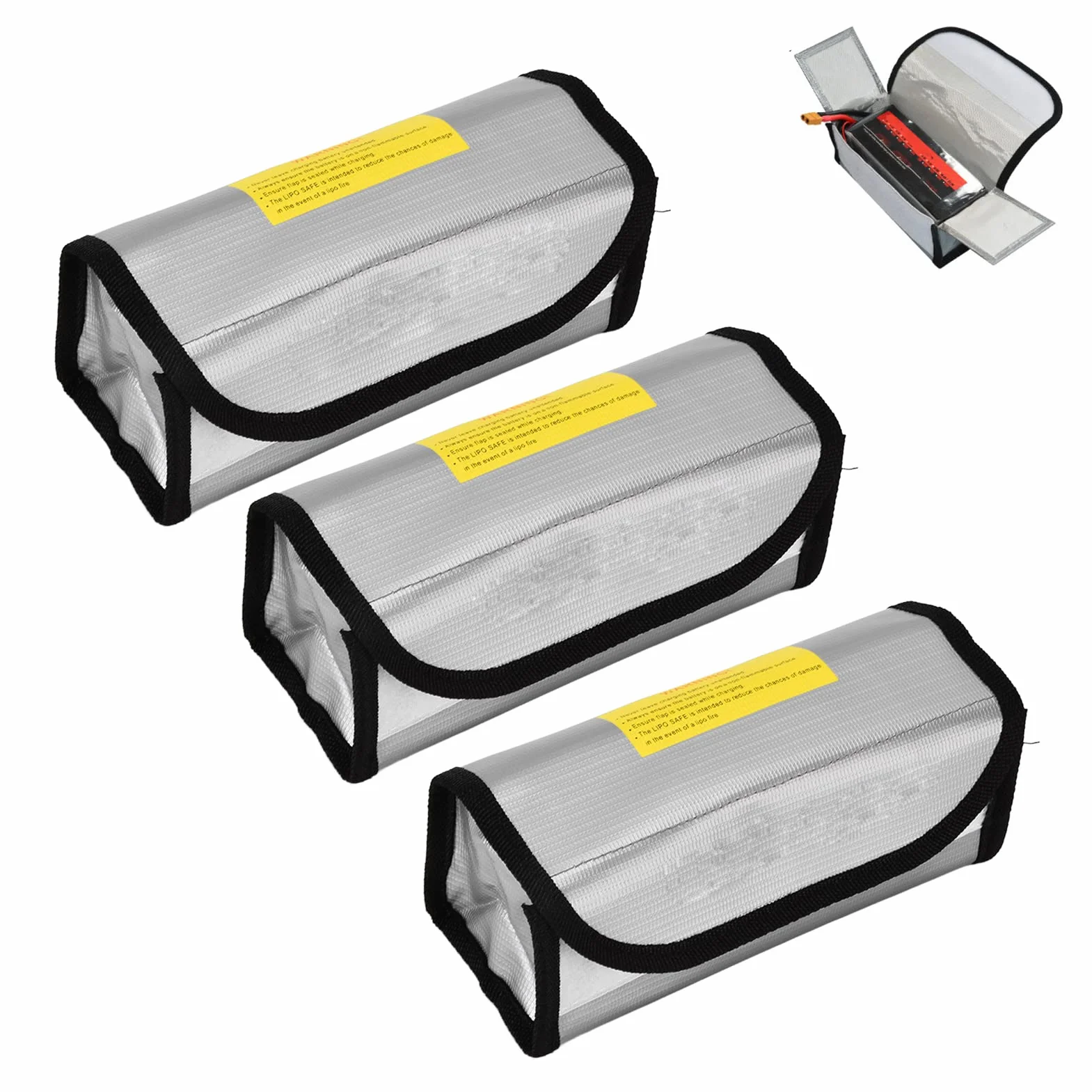 Torba Lipo Battery Guard Przeciwwybuchowa Ognioodporna 19.5 x 8 x 7 cm