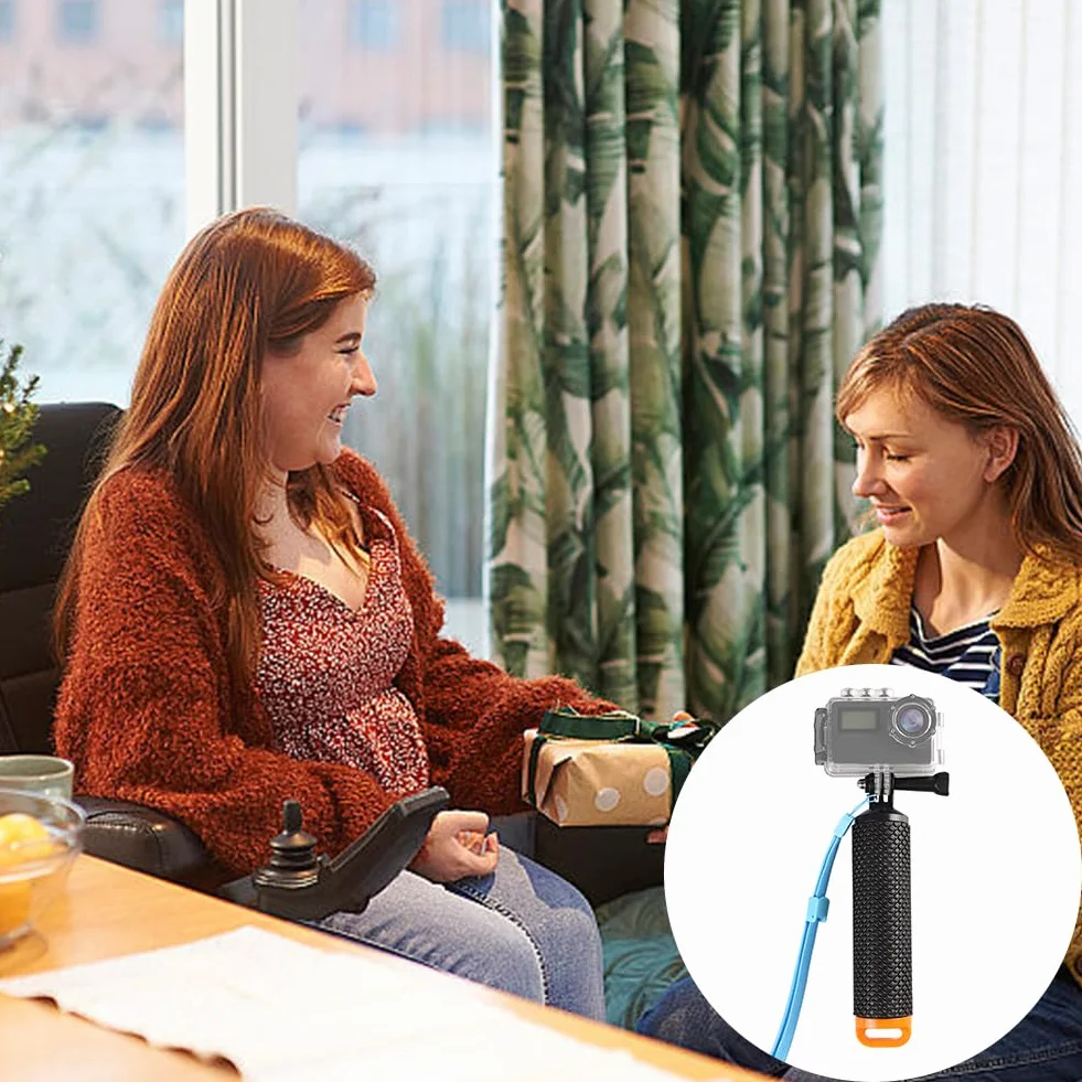 Pływający Uchwyt Ręczny,Monopod Do Nurkowania,Wodoszczelny Uchwyt Do Nurkowania,Pływający Uchwyt Do Kamer Sportowych,Do Wszystkich Kamer,Kamer Sportowych Itp Akcesoria,Pomarańczowy,Kiuiom