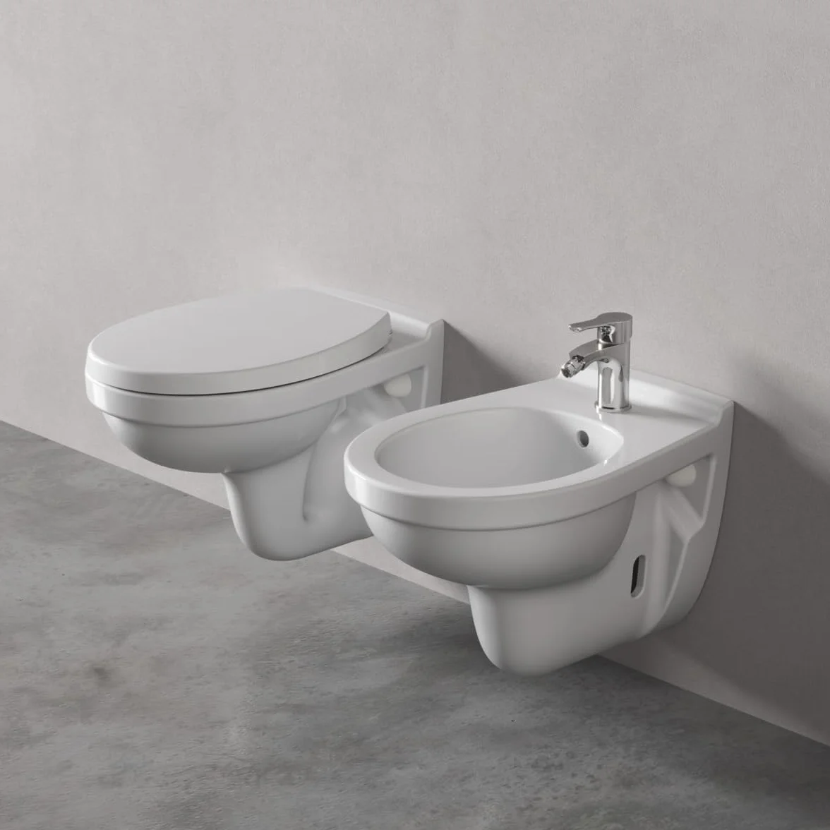 Ideal Standard - Alpha jednouchwytowa bateria bidetowa, chromowana