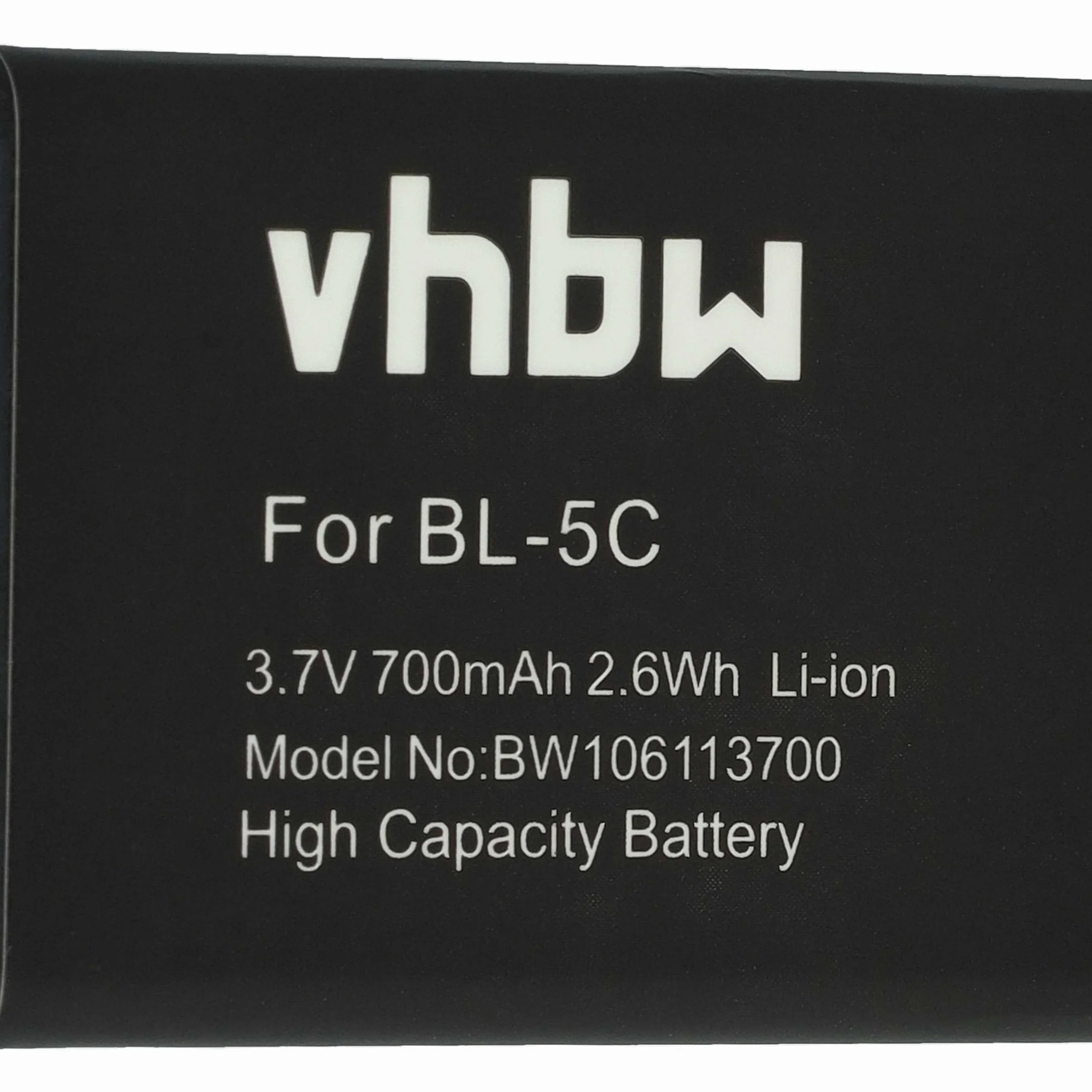 vhbw akumulator kompatybilny z i-Blue 757 Pro HX-N3650A BA-01 HX-N3650U-G GPS Bluetooth 700mAh 3,7 V Li-Ion