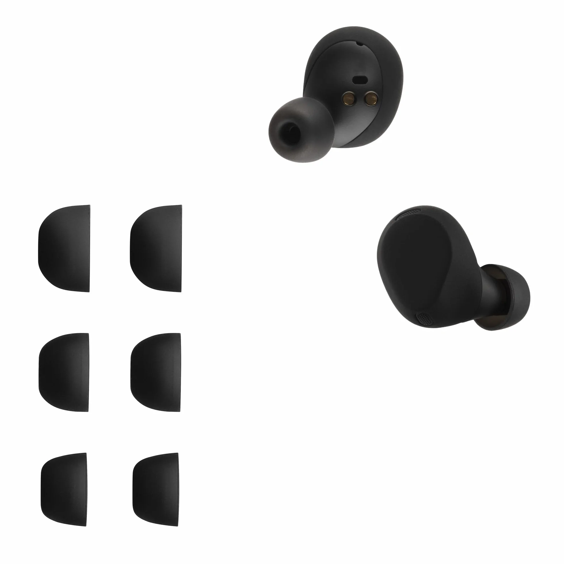 kwmobile wkładki do słuchawek Jabra Elite 8 Active silikonowe 3 rozmiary