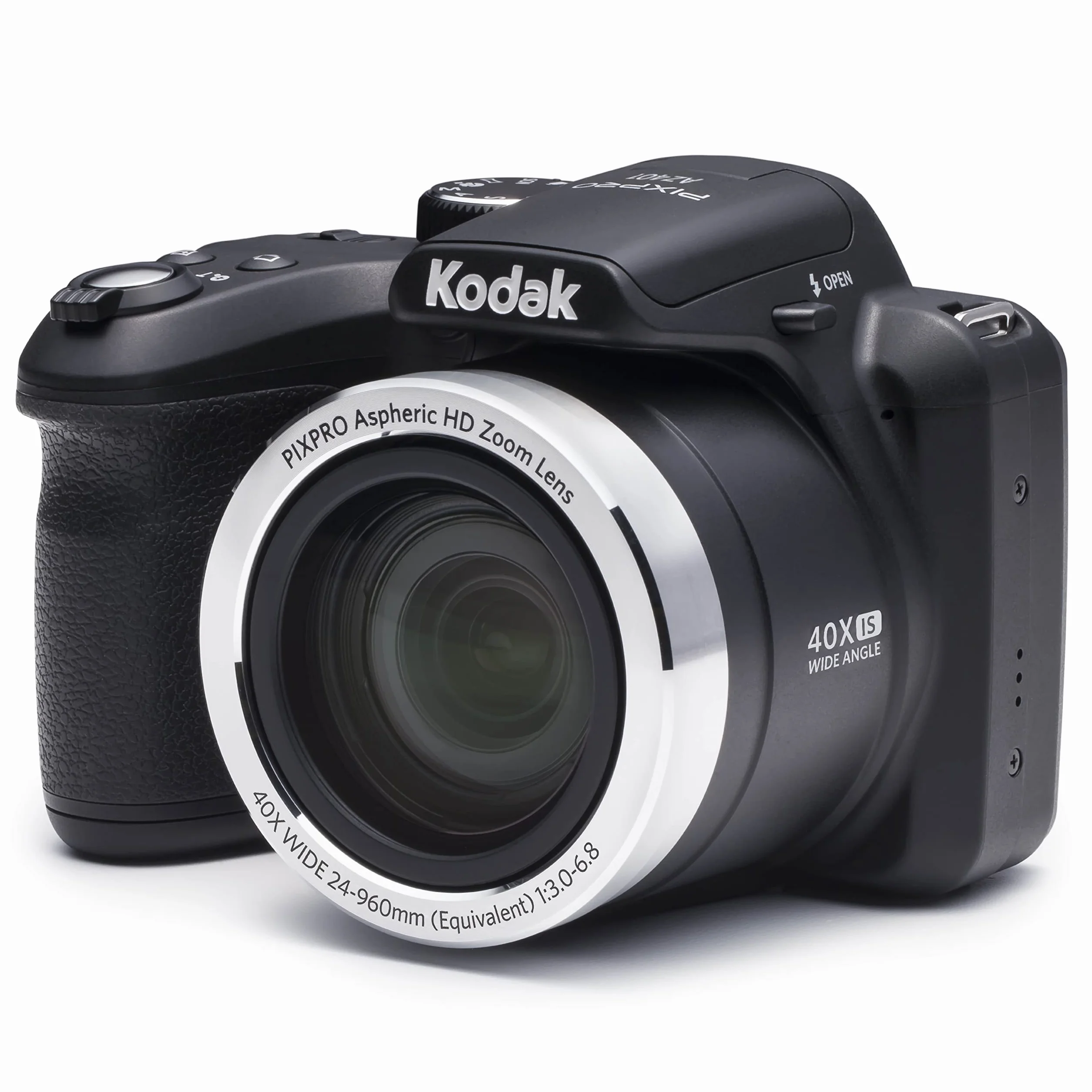 Kodak PIXPRO Astro Zoom AZ401-BK aparat cyfrowy 16 MP z 40-krotnym zoomem optycznym i 7.6 cm LCD (czarny)