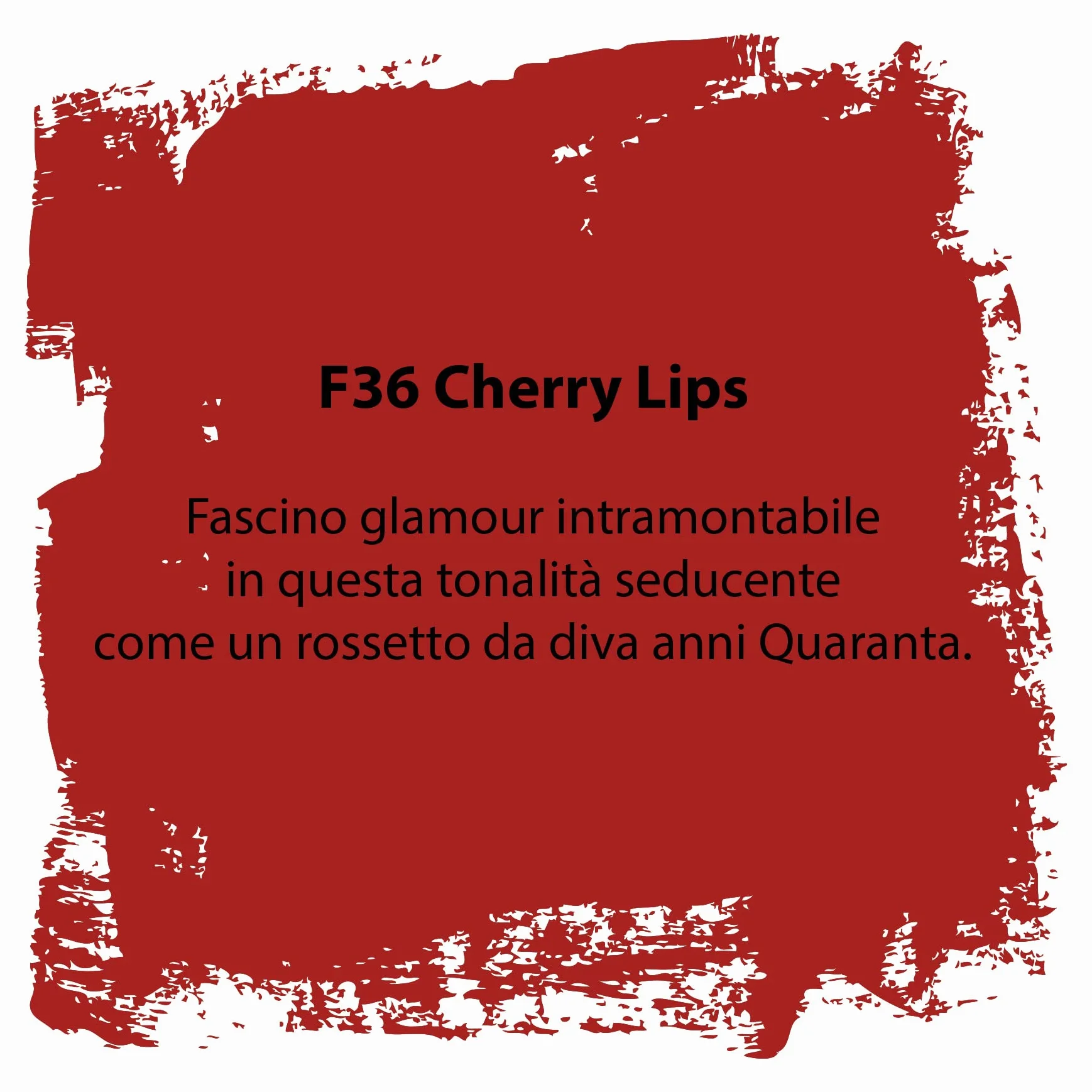 Fleur Paint 12021 - farba mineralna na bazie wody, 130 ml, kolor: Cherry Lips