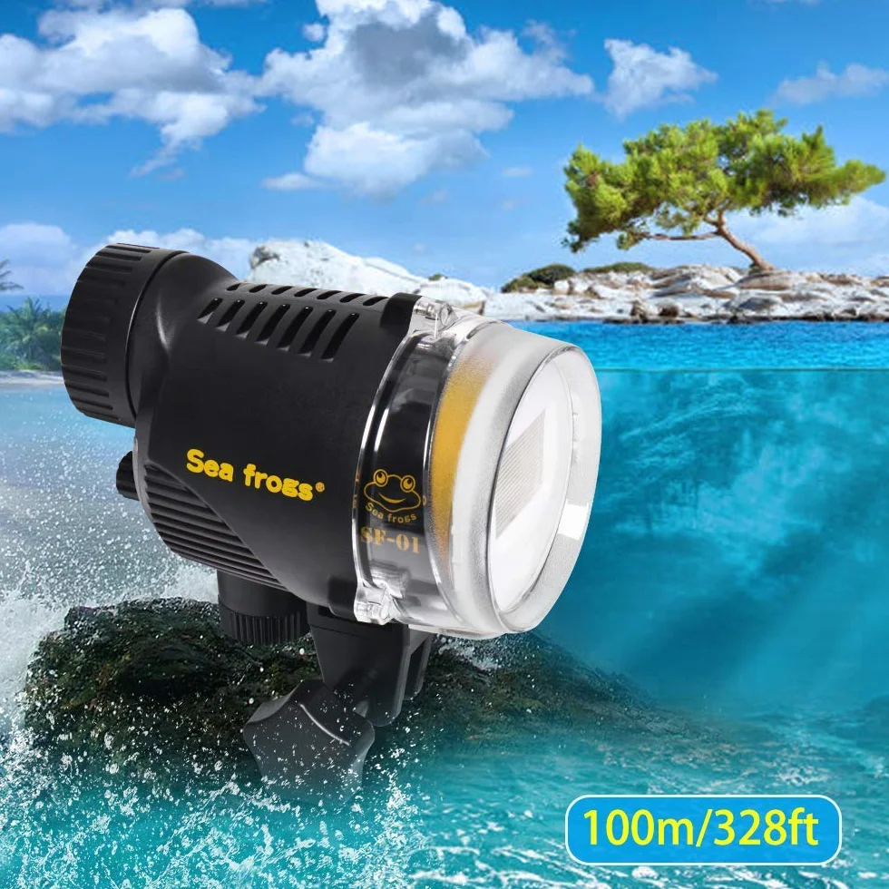Sea frogs SF-01 wodoszczelny Flash Strobe 32GN do Sony Canon Fujifilm Nikon kamera podwodna Housings Diving Case