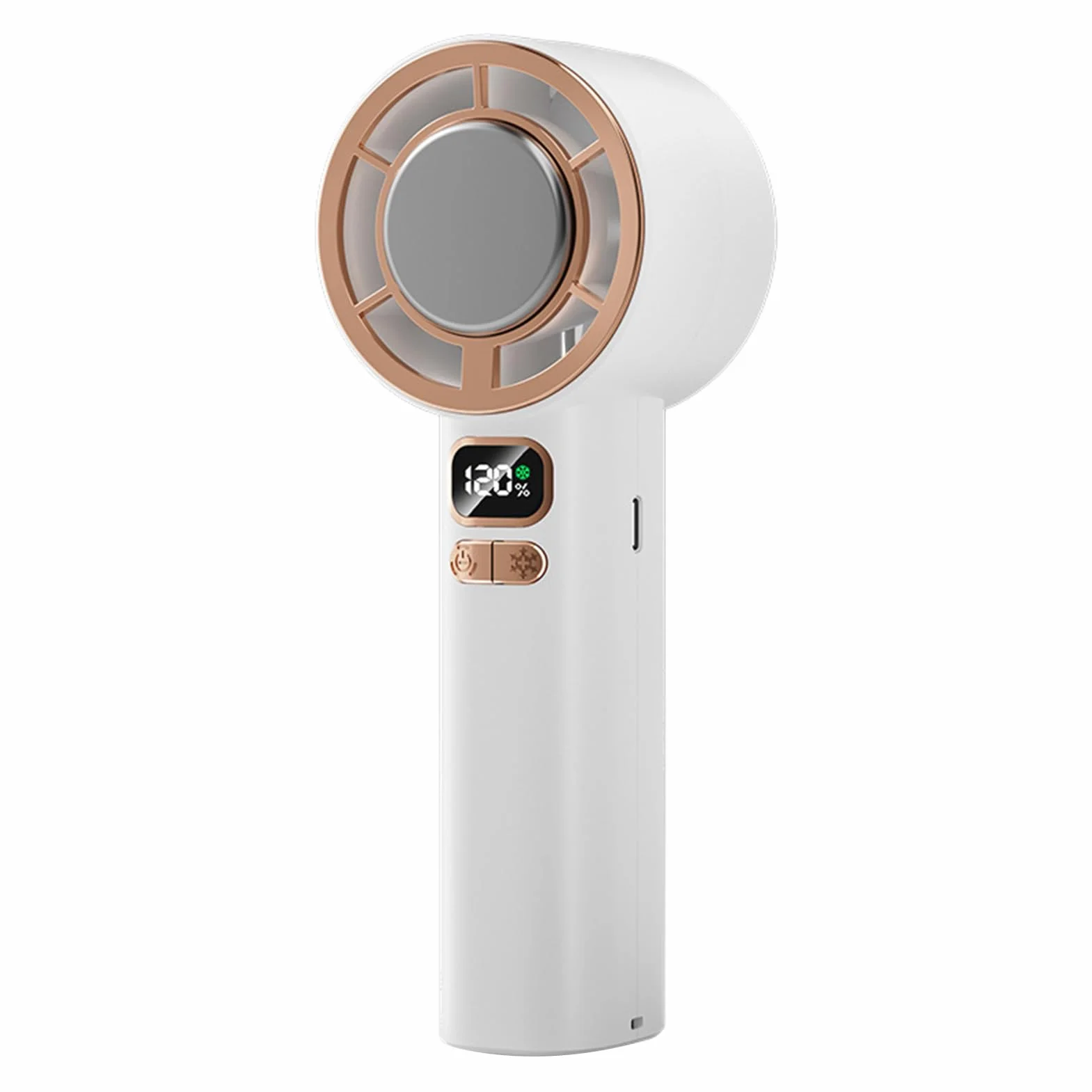 Przenośny wentylator USB 6 biegów, biały