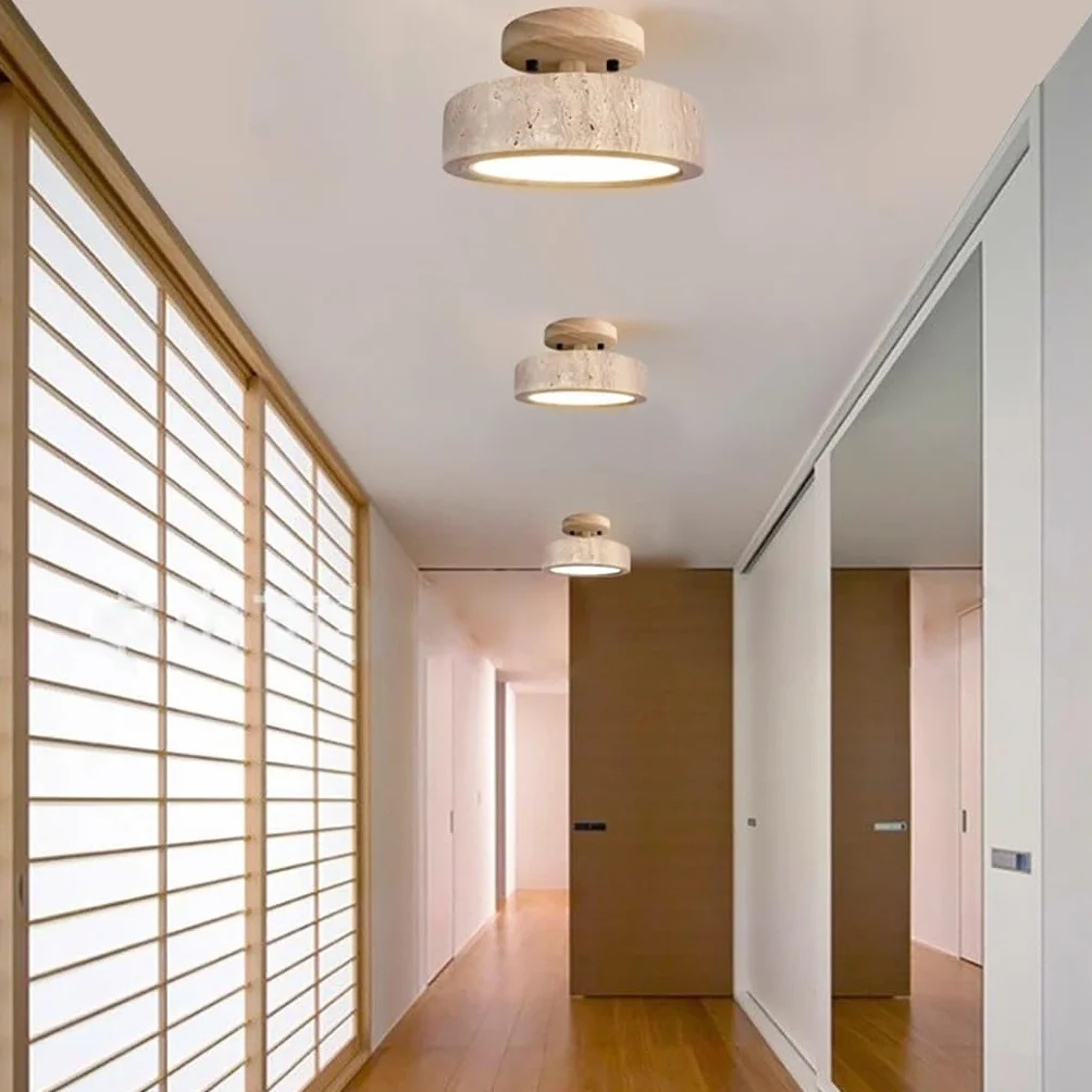 Światło Sufitowe Wabi Sabi Style Suspension Light Retro Stoł Jadalny Lampa Sufitowa Natural Rock Lampy Sufitowe Dom Lampy Sufitowe Używane Do Kuchni Salon Korytarz Sypialnia(B)