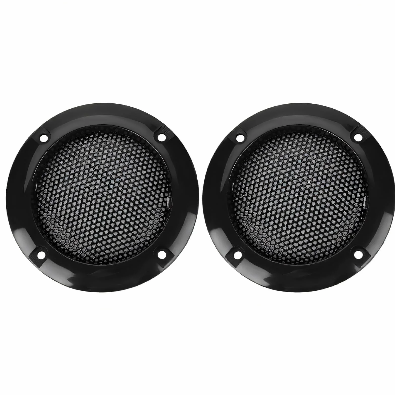 ASHATA 2 calowa kratka głośnikowa osłona ochronna okrągła system audio