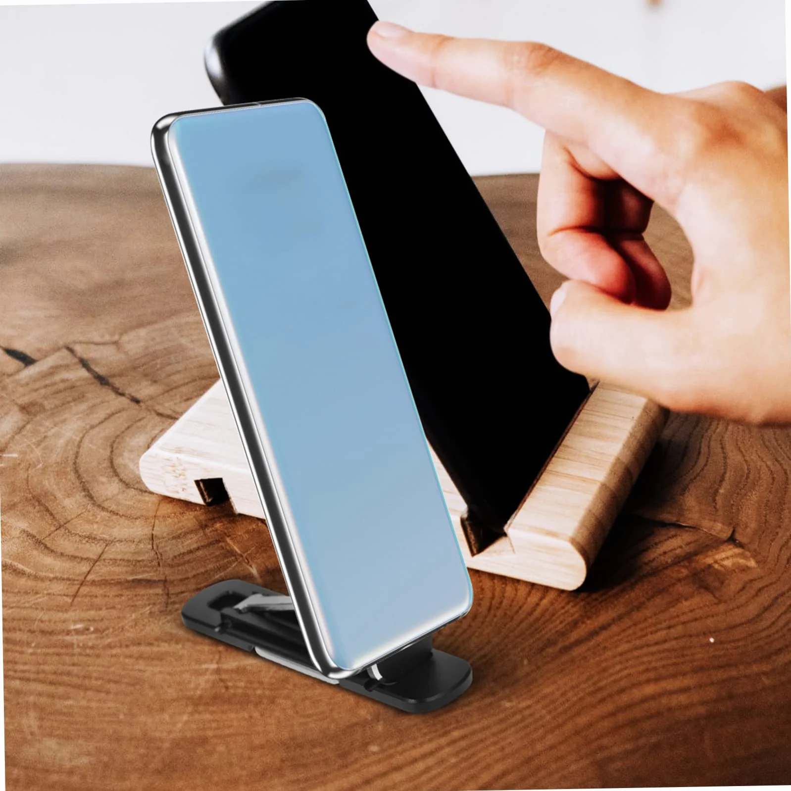 Angoily Niewidoczny Uchwyt Na Telefon Stojak Regulowany Wspornik Do Smartfona