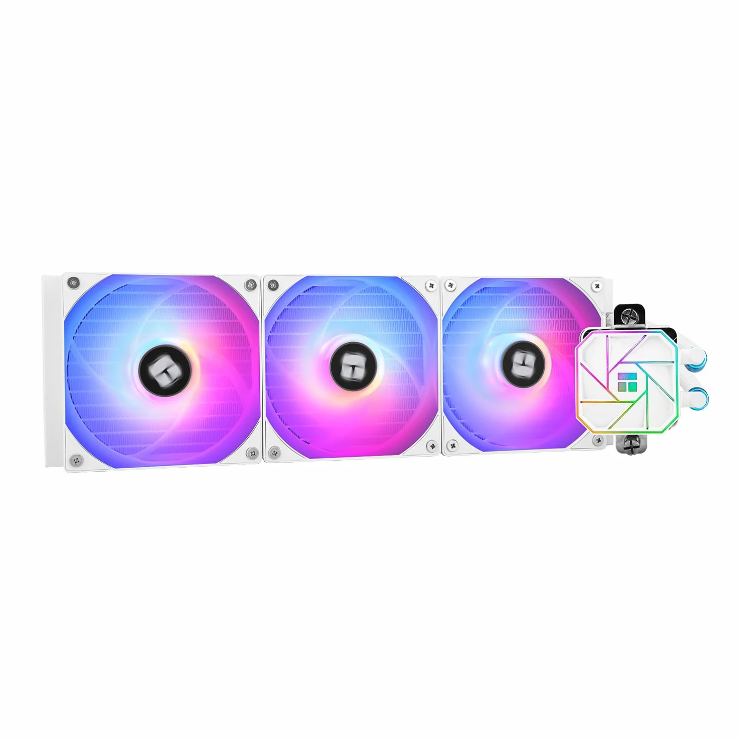 Thermalright Aqua Elite 360 White V3 Chłodzenie procesora w płynie 360 rzędów, 3 wentylatory PWM 120 mm, łożyska S-FDB, do AM4/AM5, Intel LGA1150/1151/1155/1156/1200/2011/1700,