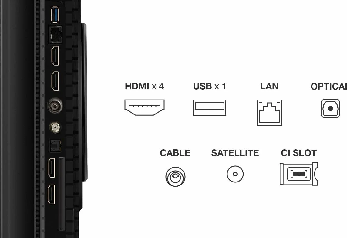 TCL 55P8K QLED 4K HDR UHD Smart Telewizor Google TV Dolby Vision Atmos 144 Hz Motion Clarity Pro FreeSync Onkyo 2.1