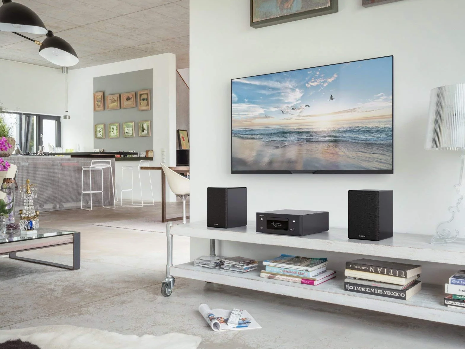 Denon RCDN10BKE2 Zestaw Stereo Czarny