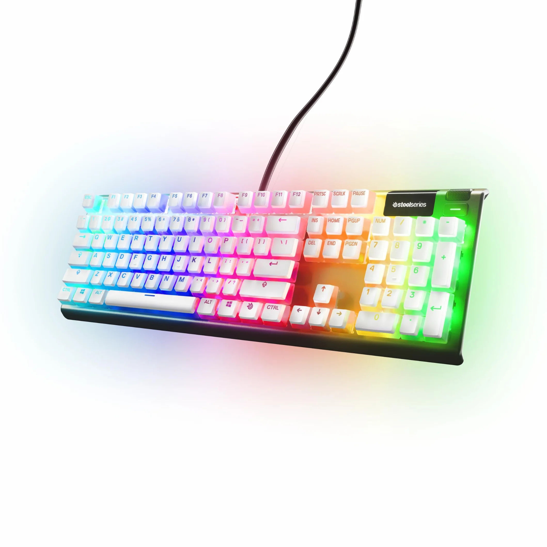 Steelseries Prismcaps 60203 Nakładki na Klawisze, Biały, 104 klawisze