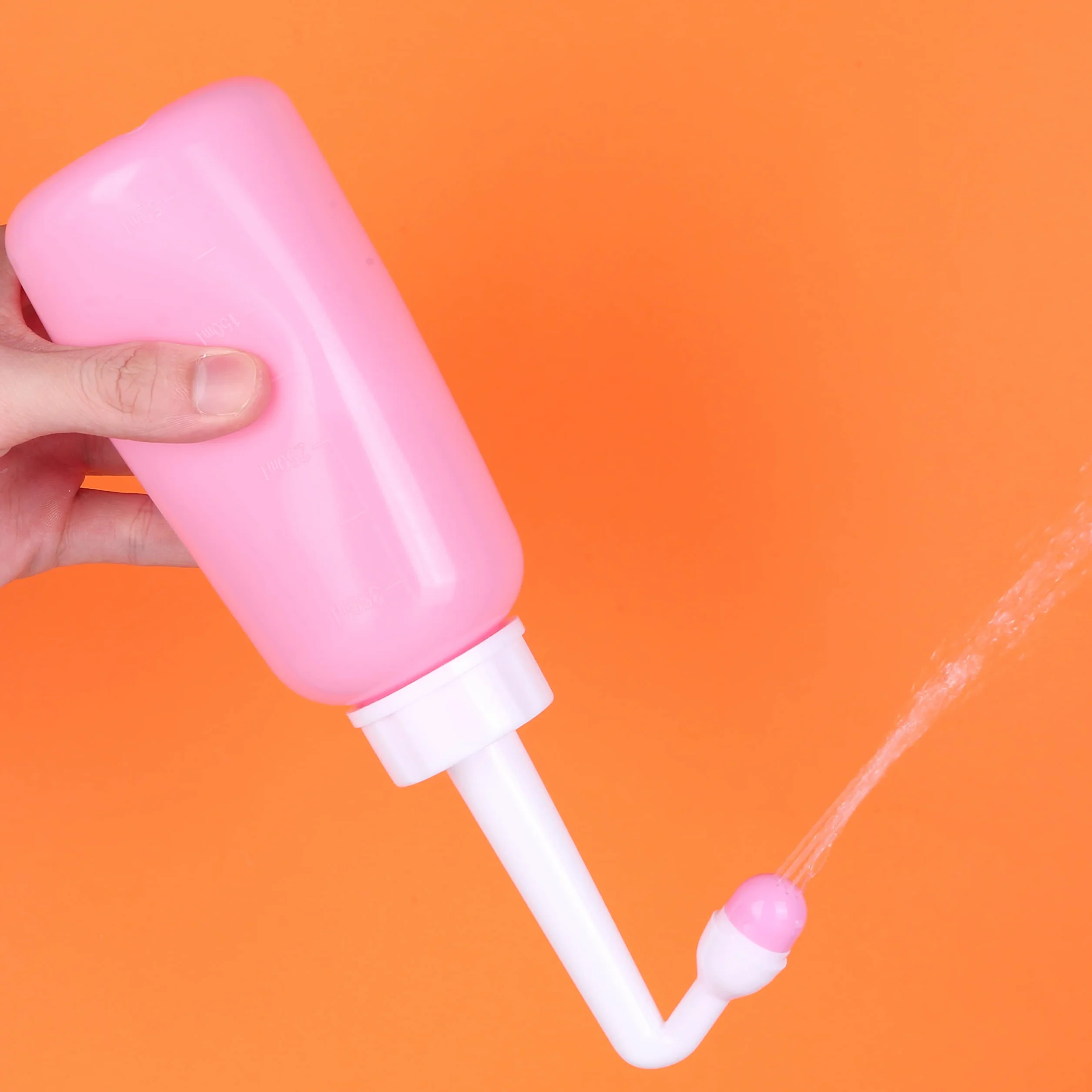 CROING Przenośny bidet (różowy, 350 ml)
