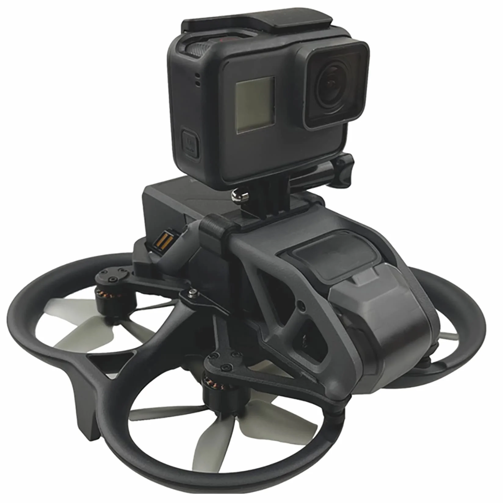 Górny uchwyt rozszerzający do DJI Avata Drone Transfer Extender złącze kompatybilne z Gopro Hero Series Panoramiczny aparat górny przedłużacz Fixer modernizacja uchwyt adapter