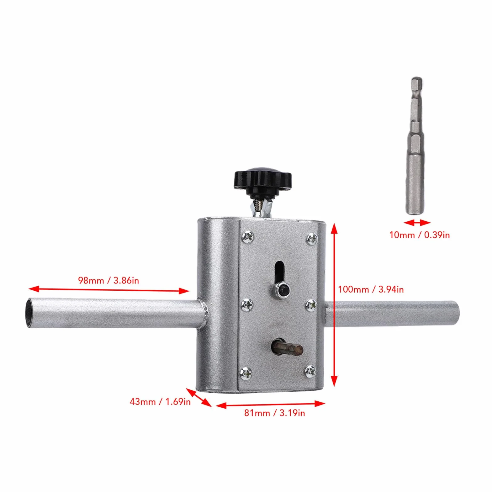 Generic Uniwersalna Maszyna do Gwintowania Drutu Wydajne Narzędzie do Kabli Elektrycznych Renowacji Adapter Wiertarski 10 Mm
